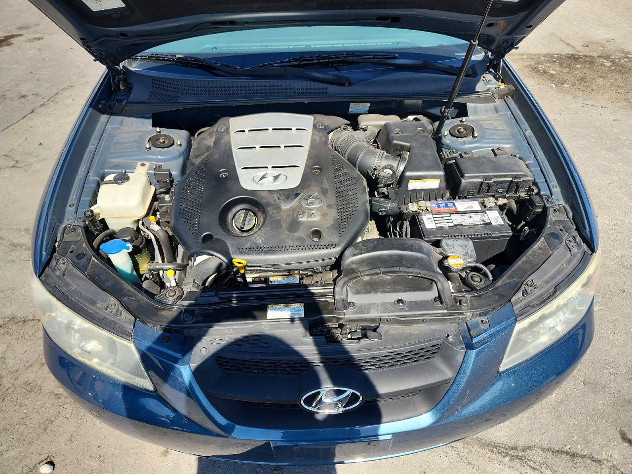 2006 Hyundai Sonata Gls V6 Blue vin: 5NPEU46F96H021468