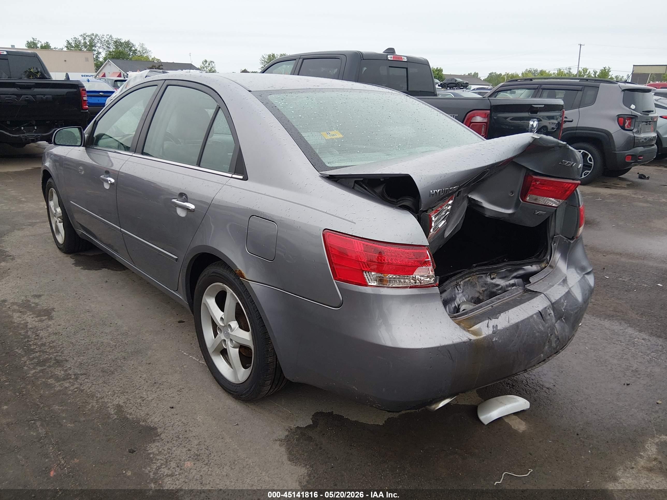 2006 Hyundai Sonata   Gray vin: 5NPEU46F96H042773