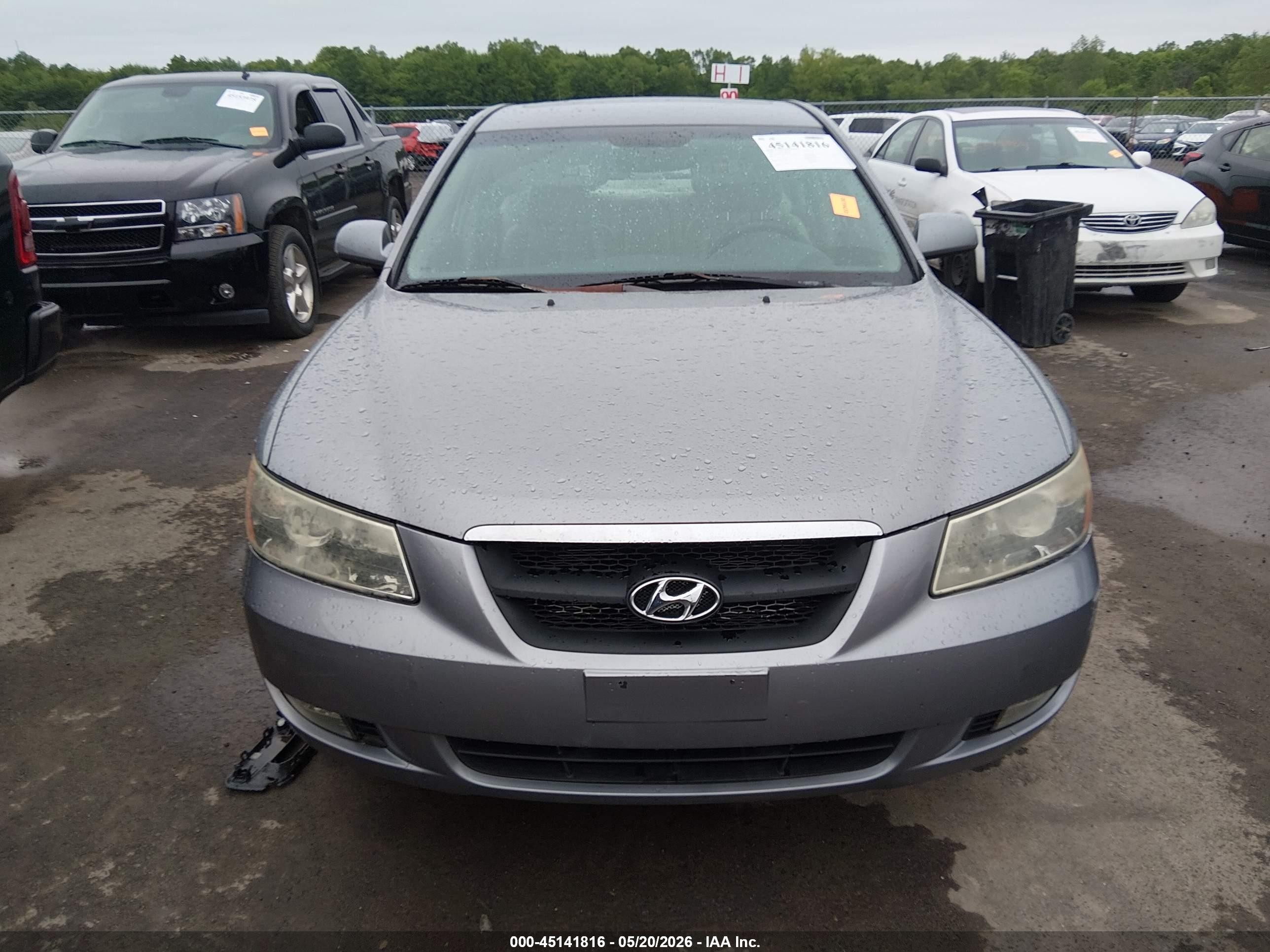 2006 Hyundai Sonata   Gray vin: 5NPEU46F96H042773