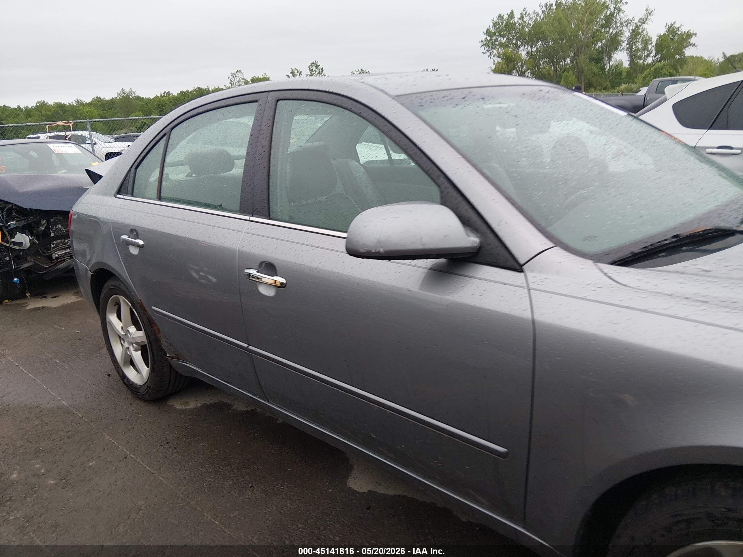 2006 Hyundai Sonata   Gray vin: 5NPEU46F96H042773