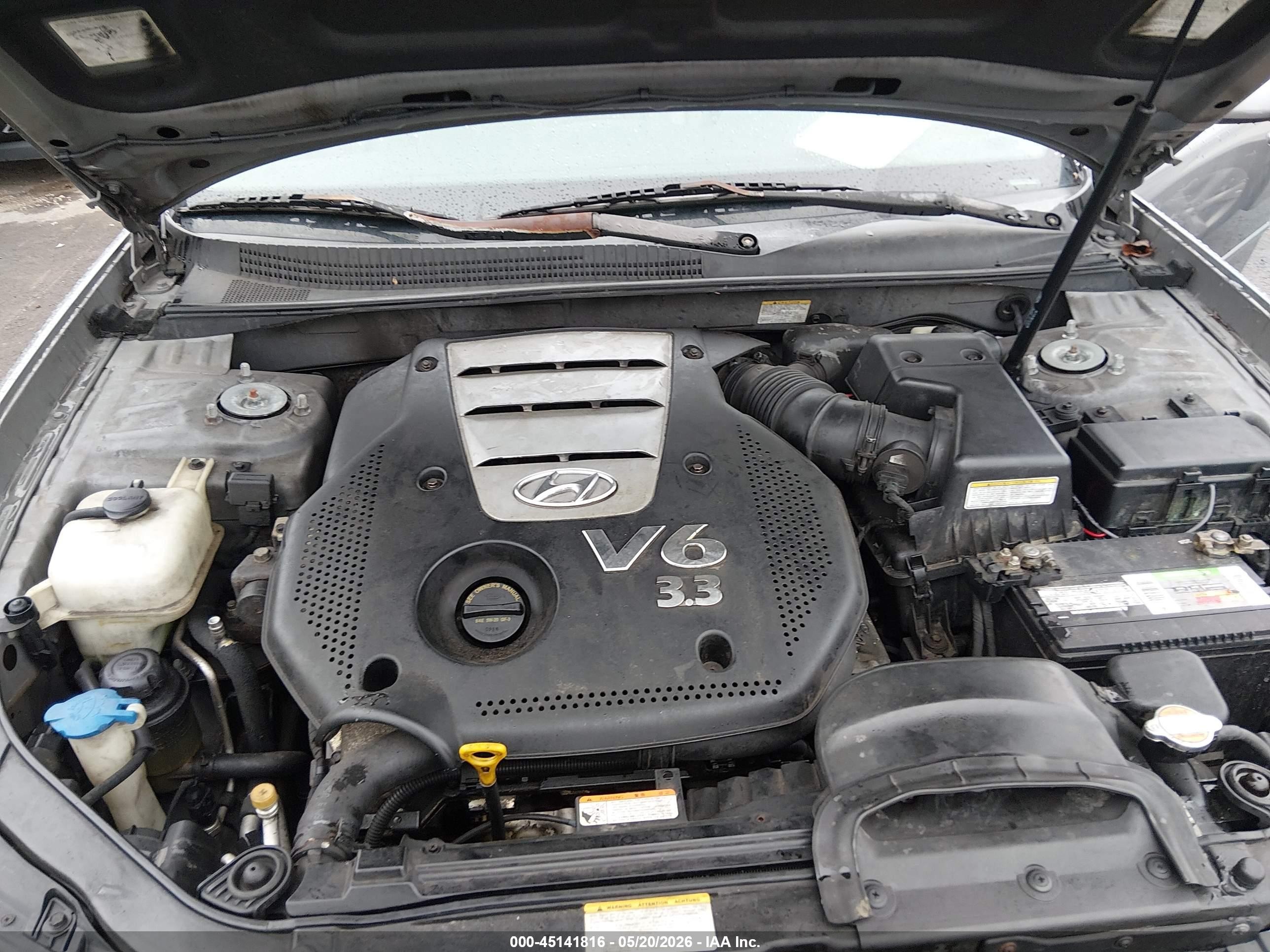 2006 Hyundai Sonata   Gray vin: 5NPEU46F96H042773