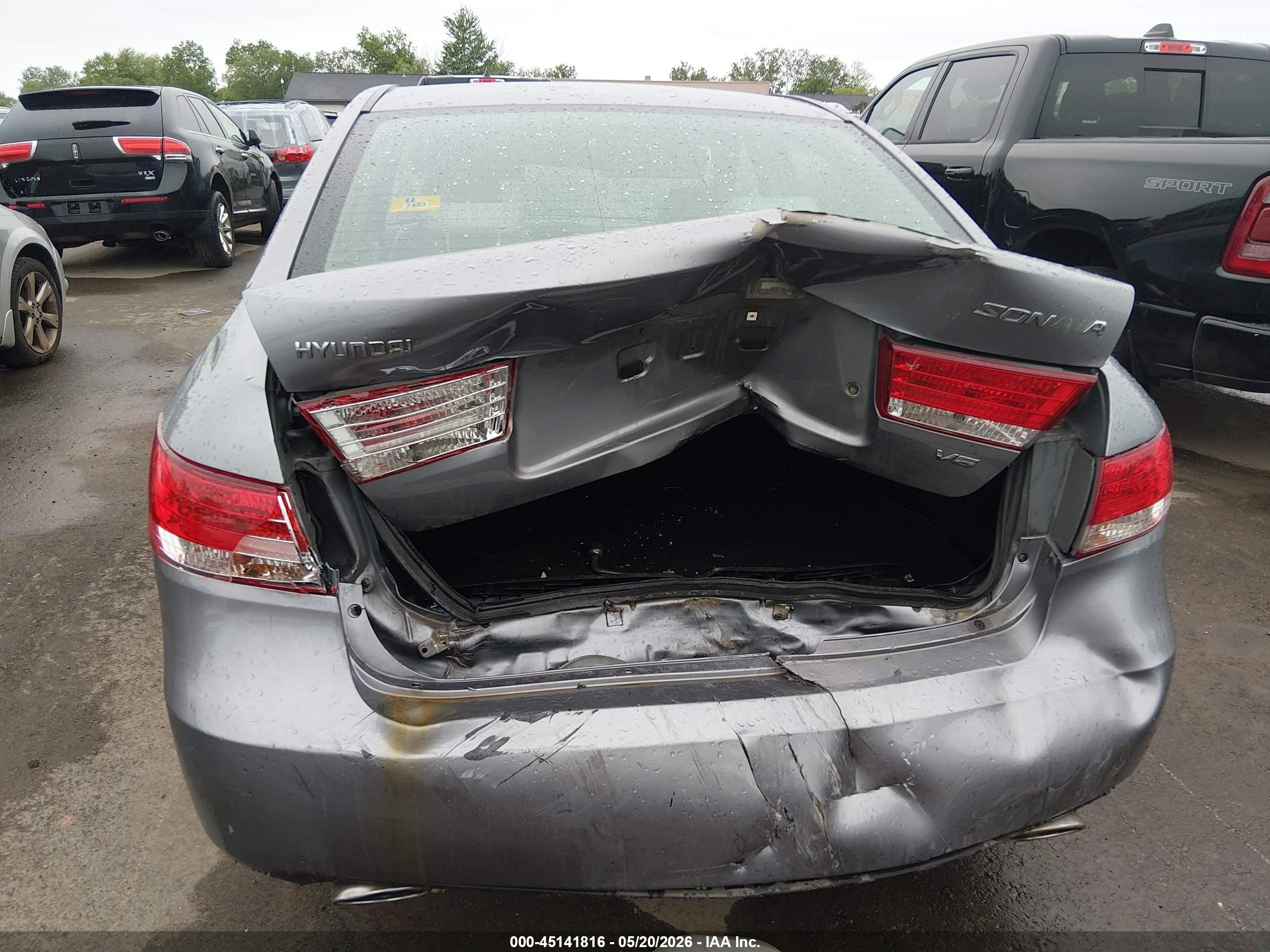 2006 Hyundai Sonata   Gray vin: 5NPEU46F96H042773