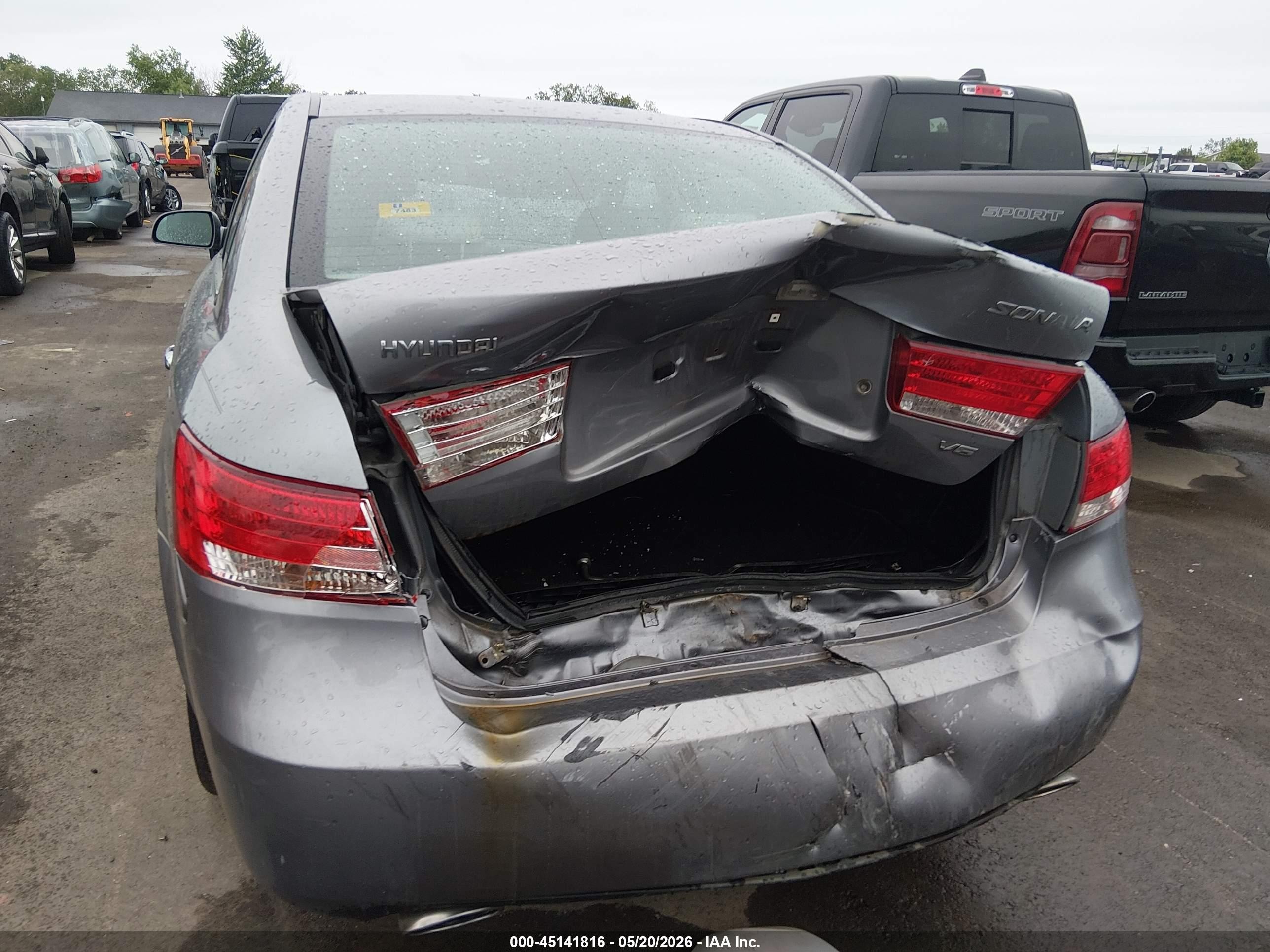 2006 Hyundai Sonata   Gray vin: 5NPEU46F96H042773