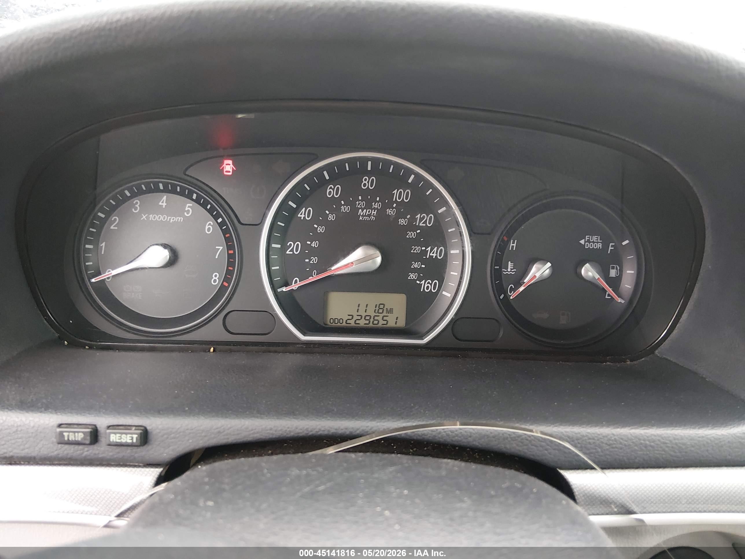 2006 Hyundai Sonata   Gray vin: 5NPEU46F96H042773