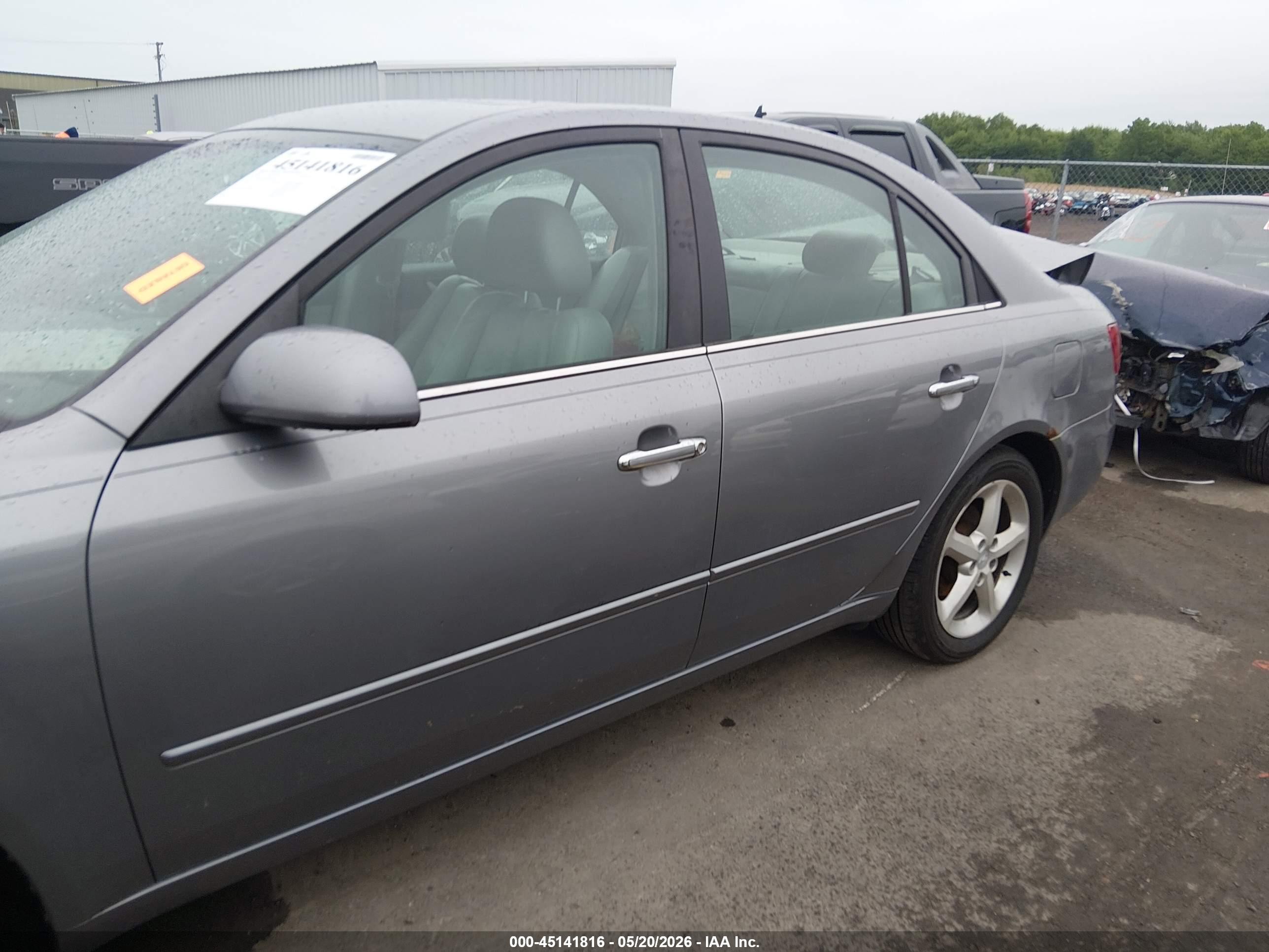 2006 Hyundai Sonata   Gray vin: 5NPEU46F96H042773
