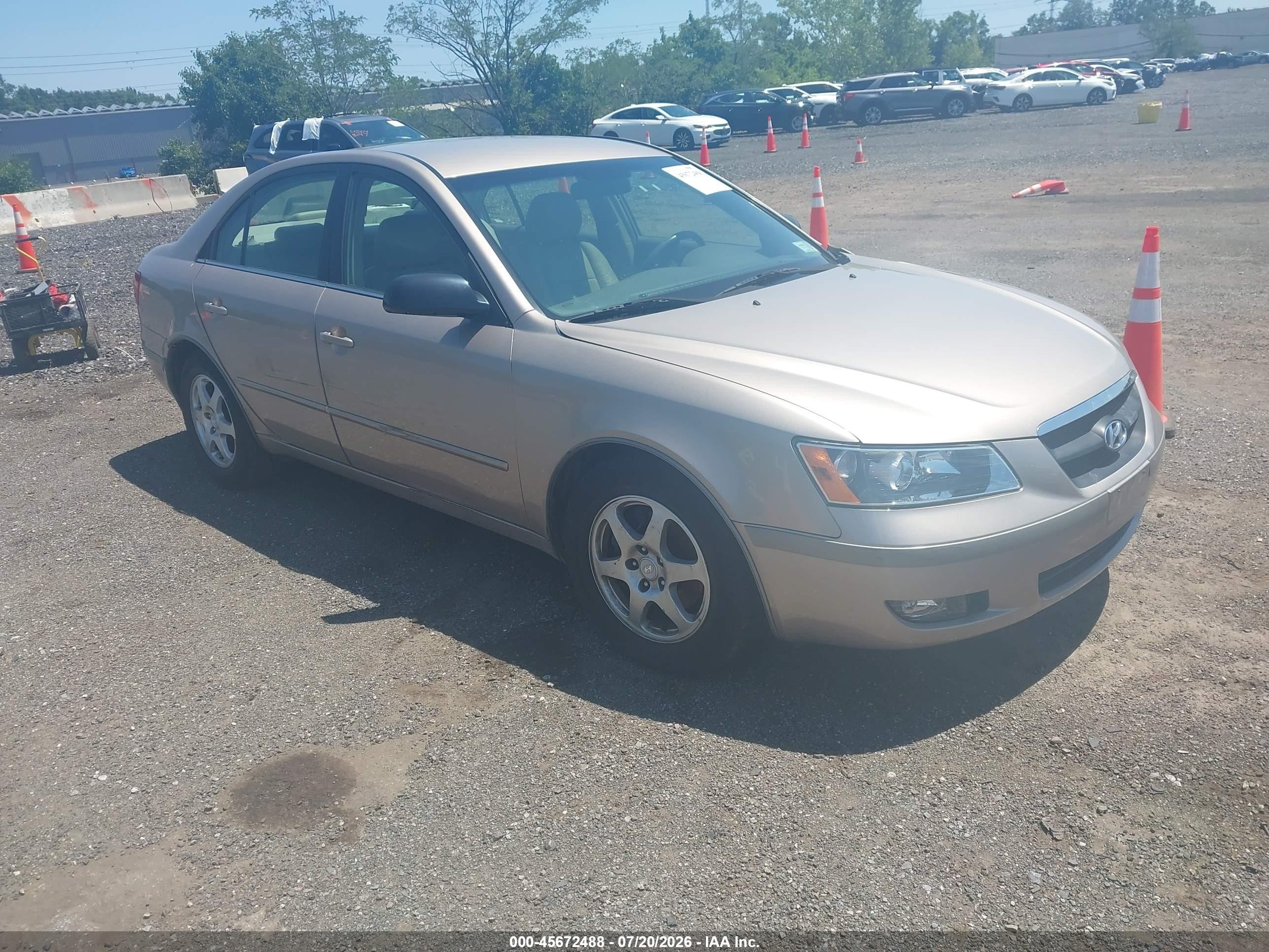 2006 Hyundai Sonata Gls V6/lx V6 Gold vin: 5NPEU46F96H044300