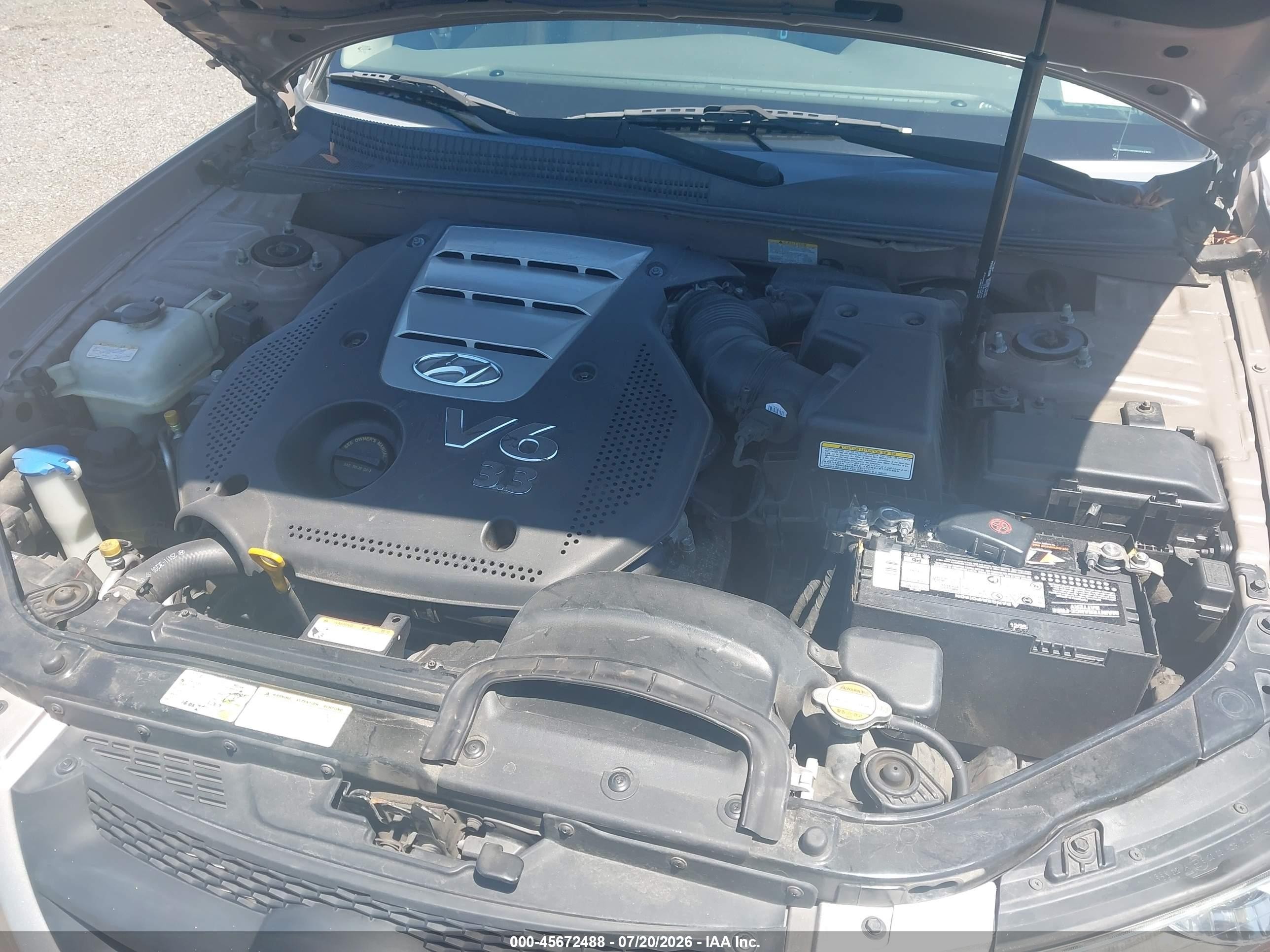 2006 Hyundai Sonata Gls V6/lx V6 Gold vin: 5NPEU46F96H044300