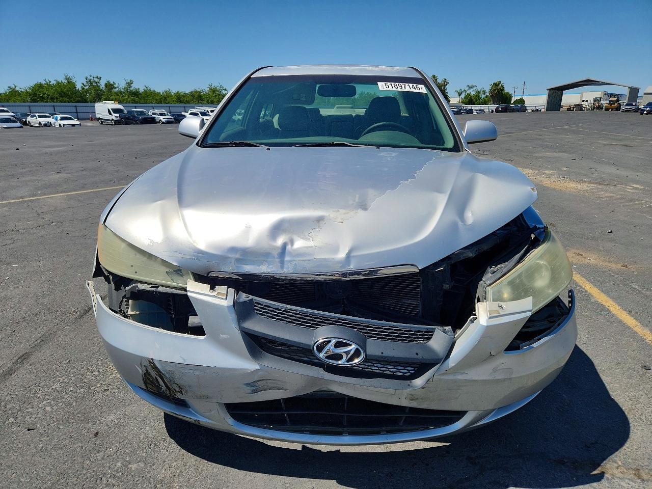 2006 Hyundai Sonata Gls V6 Silver vin: 5NPEU46F96H046497