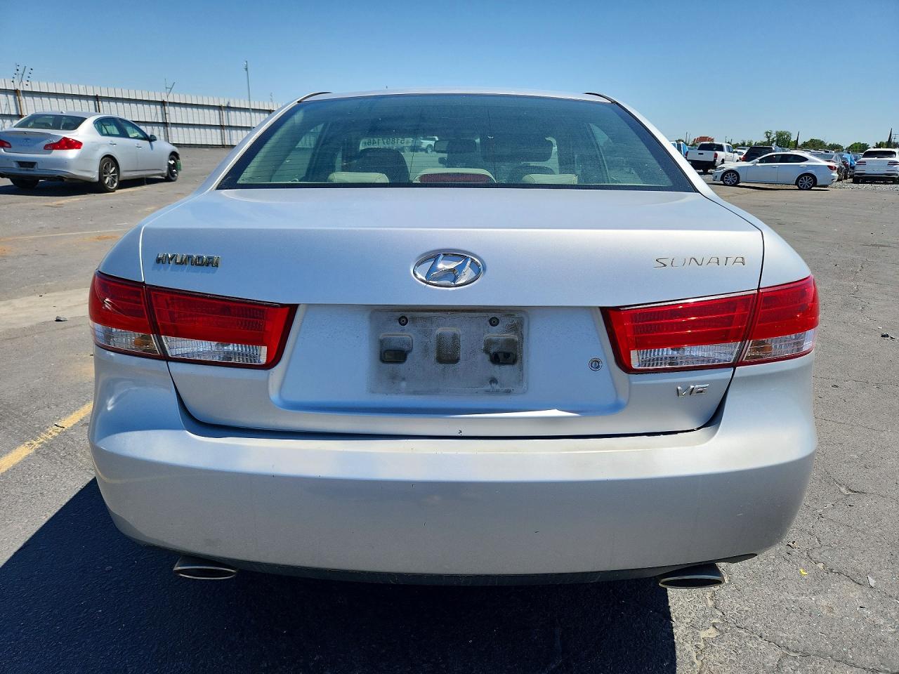 2006 Hyundai Sonata Gls V6 Silver vin: 5NPEU46F96H046497