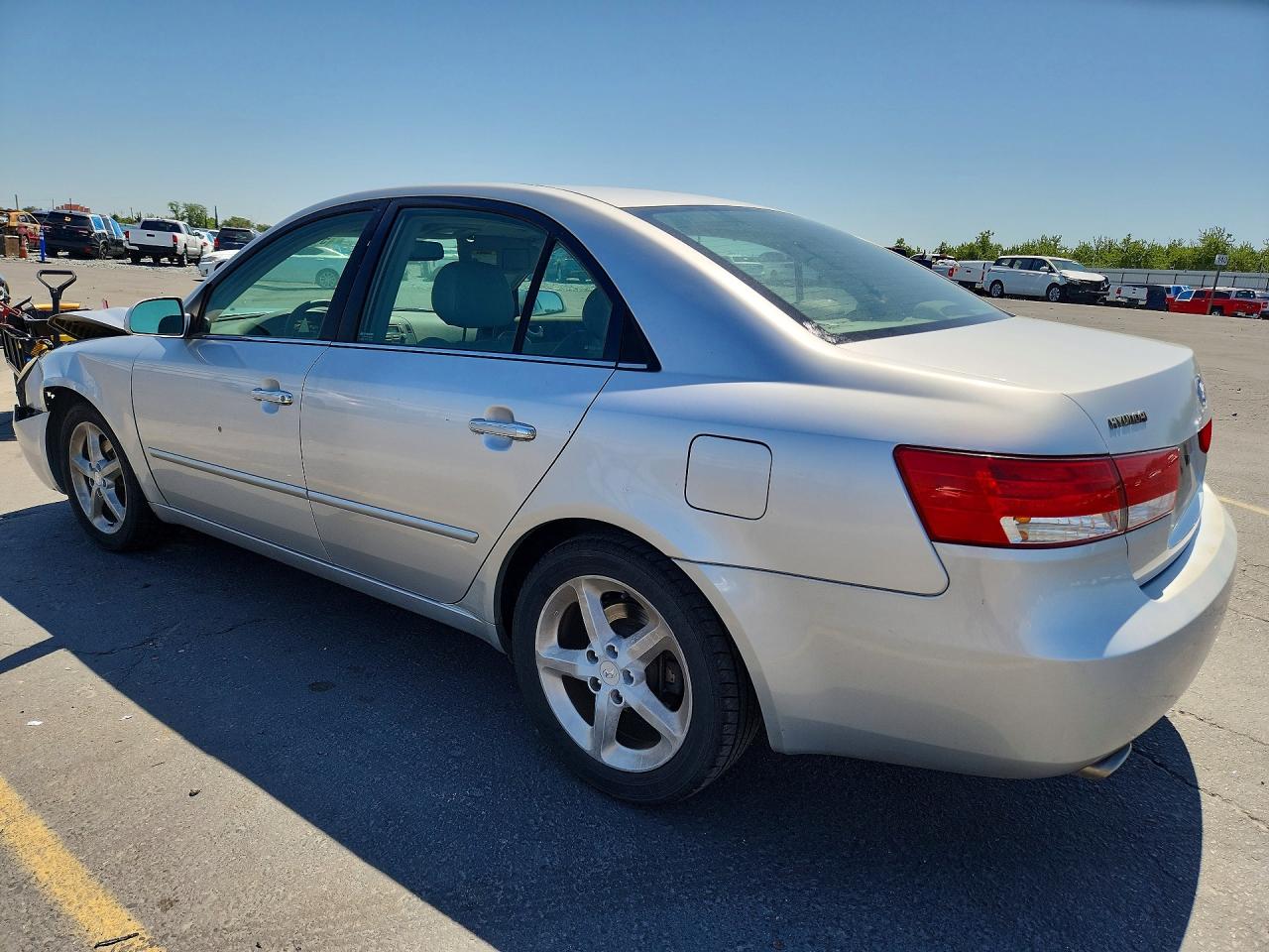 2006 Hyundai Sonata Gls V6 Silver vin: 5NPEU46F96H046497