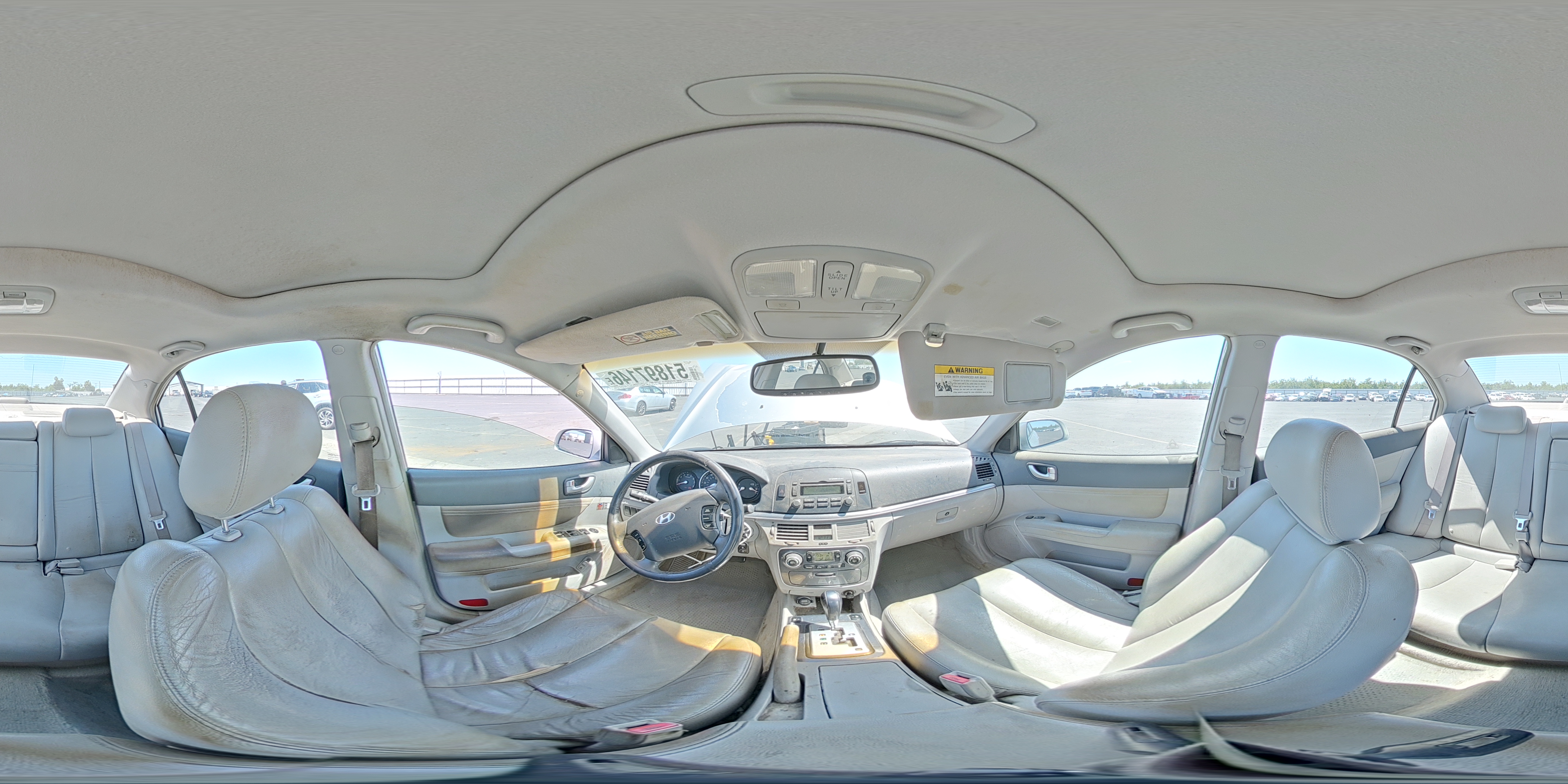 2006 Hyundai Sonata Gls V6 Silver vin: 5NPEU46F96H046497