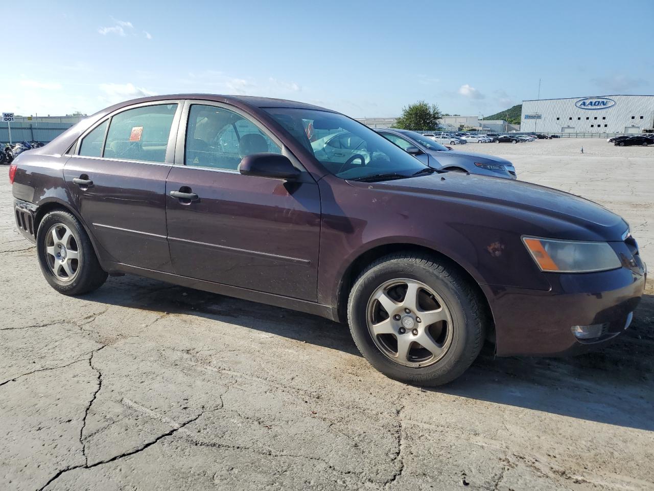 2006 Hyundai Sonata Gls Maroon vin: 5NPEU46F96H080925