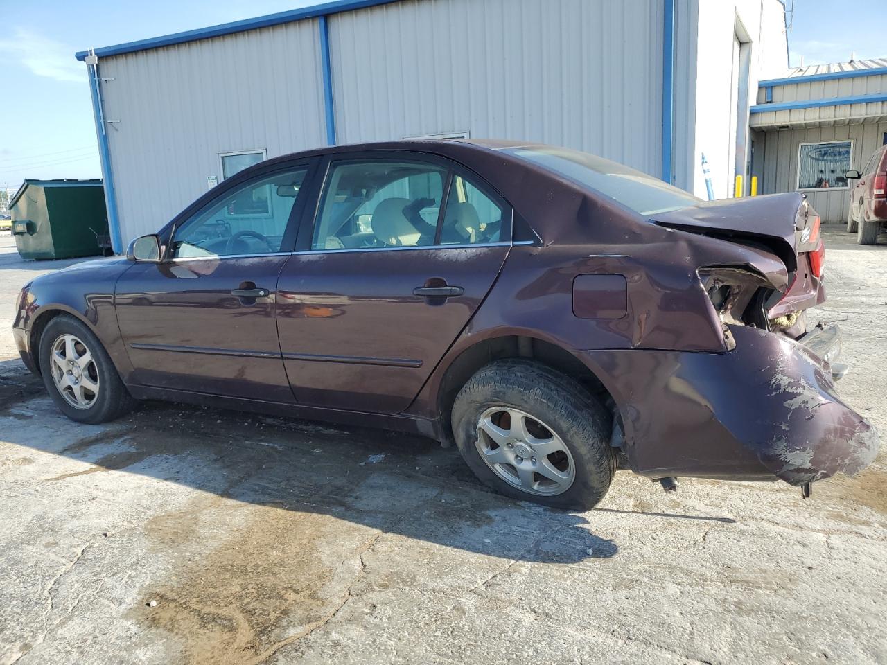 2006 Hyundai Sonata Gls Maroon vin: 5NPEU46F96H080925