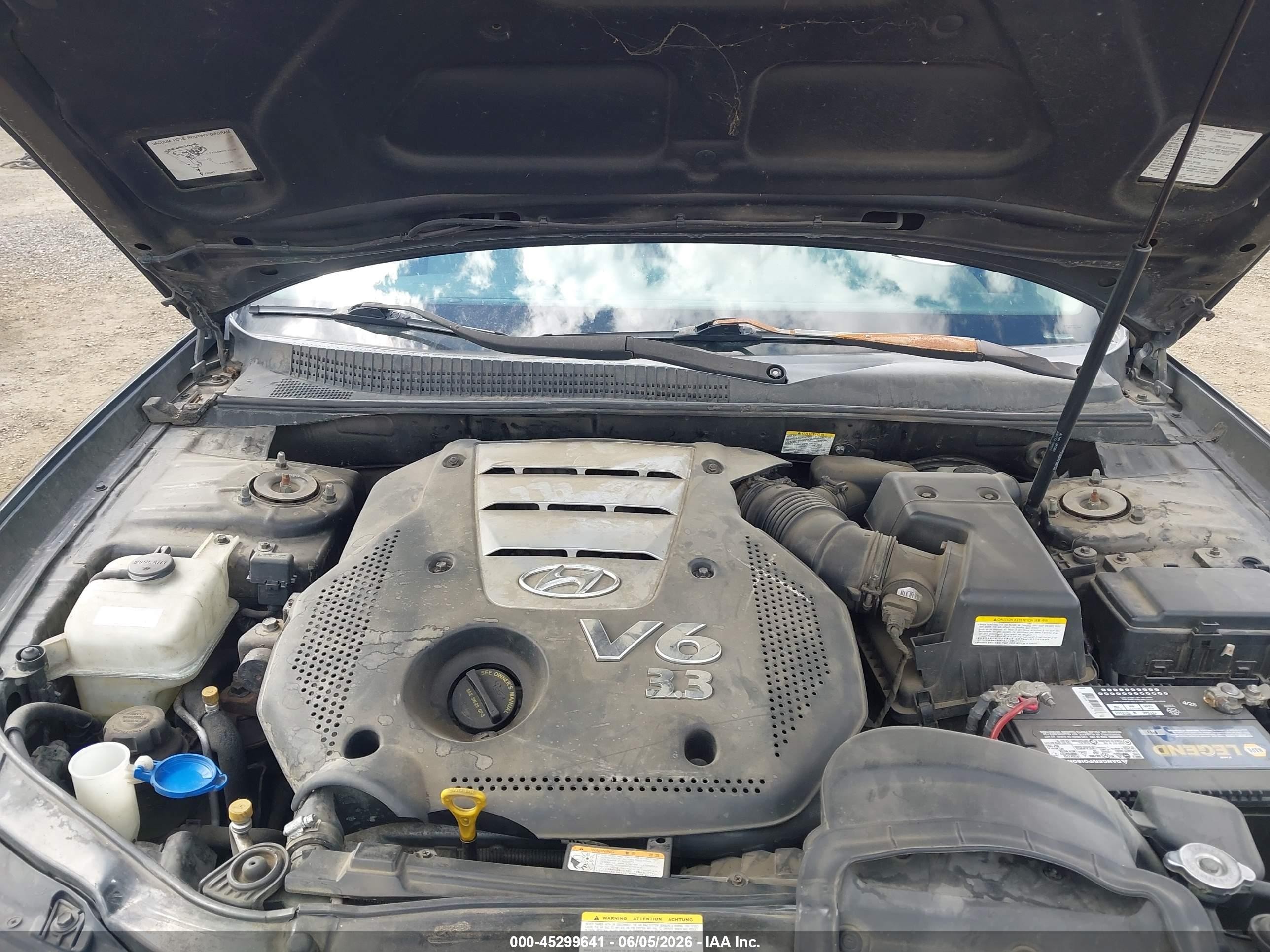 2007 Hyundai Sonata Limited/se V6 Black vin: 5NPEU46F97H161604