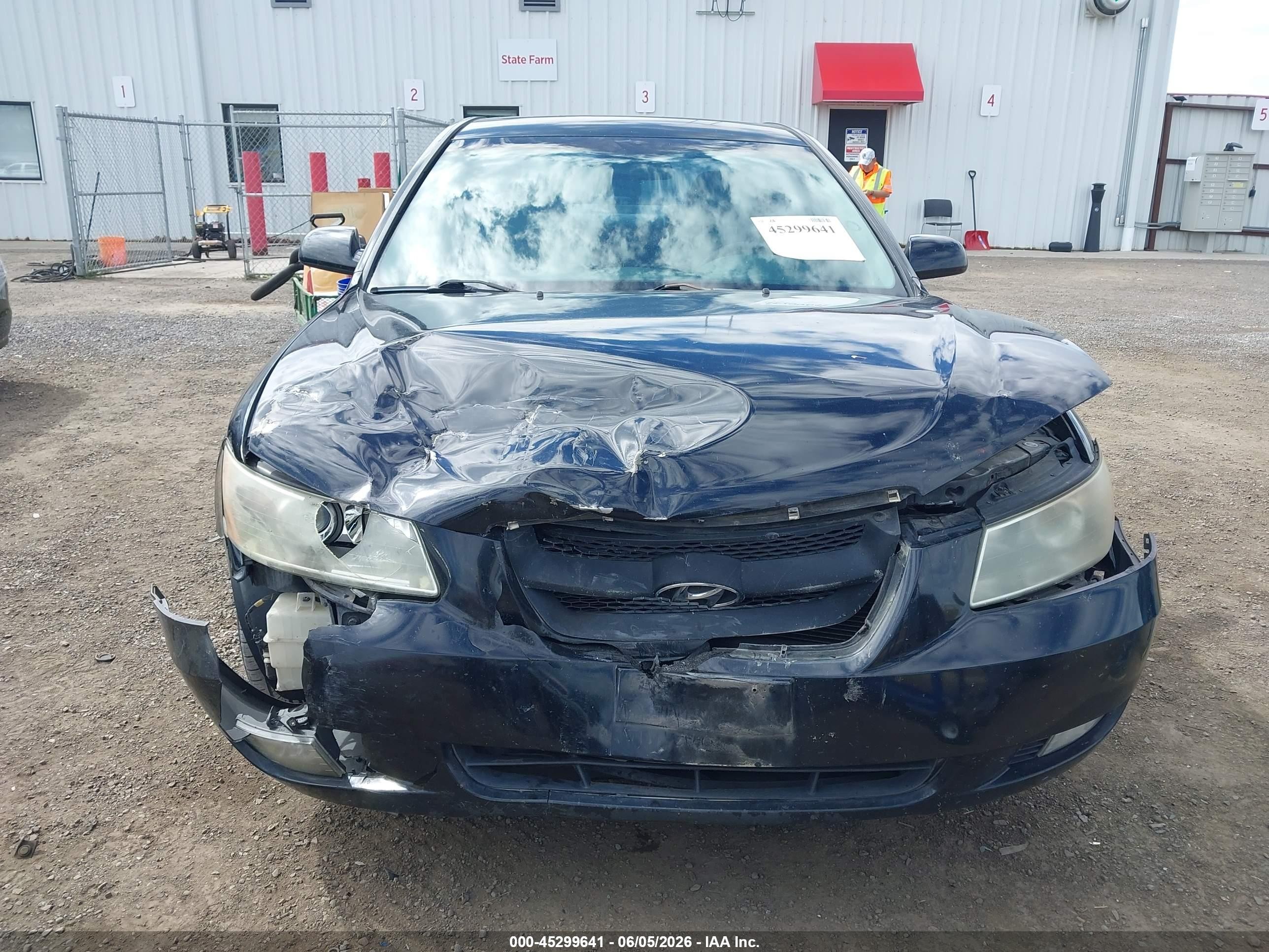 2007 Hyundai Sonata Limited/se V6 Black vin: 5NPEU46F97H161604