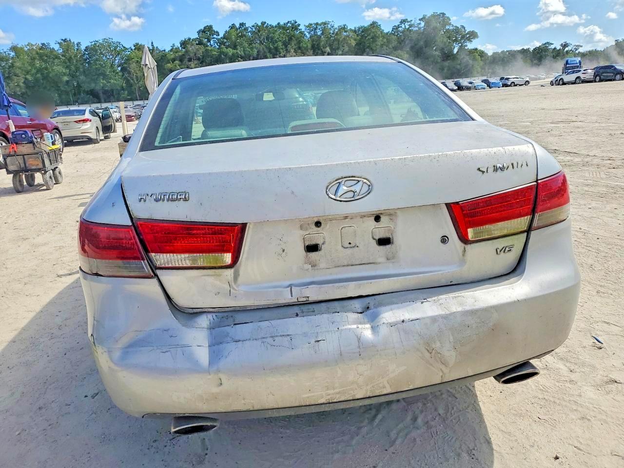 2007 Hyundai Sonata Se Silver vin: 5NPEU46F97H167967