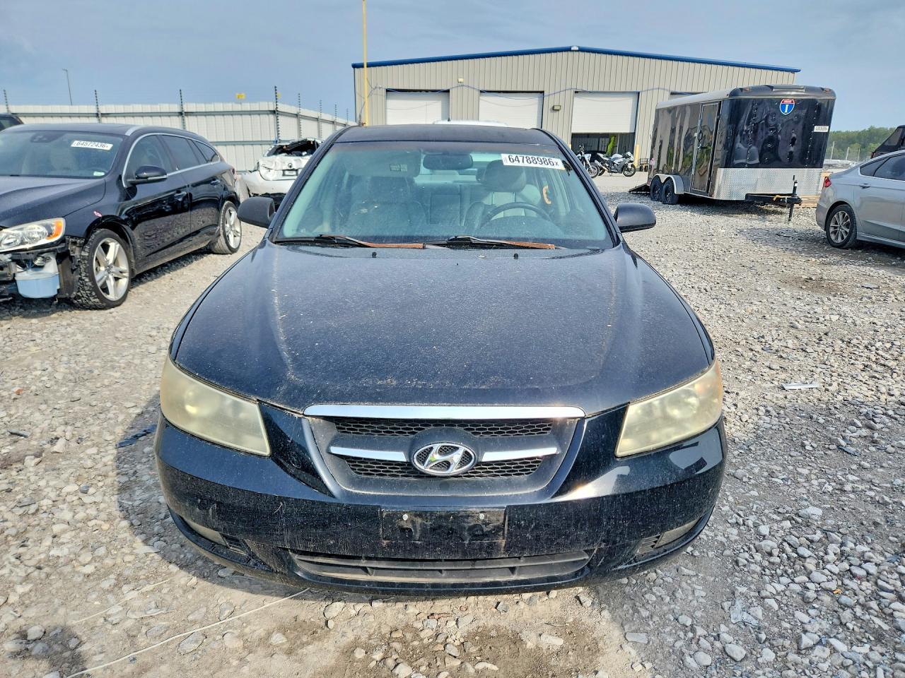 2007 Hyundai Sonata Black vin: 5NPEU46F97H178306