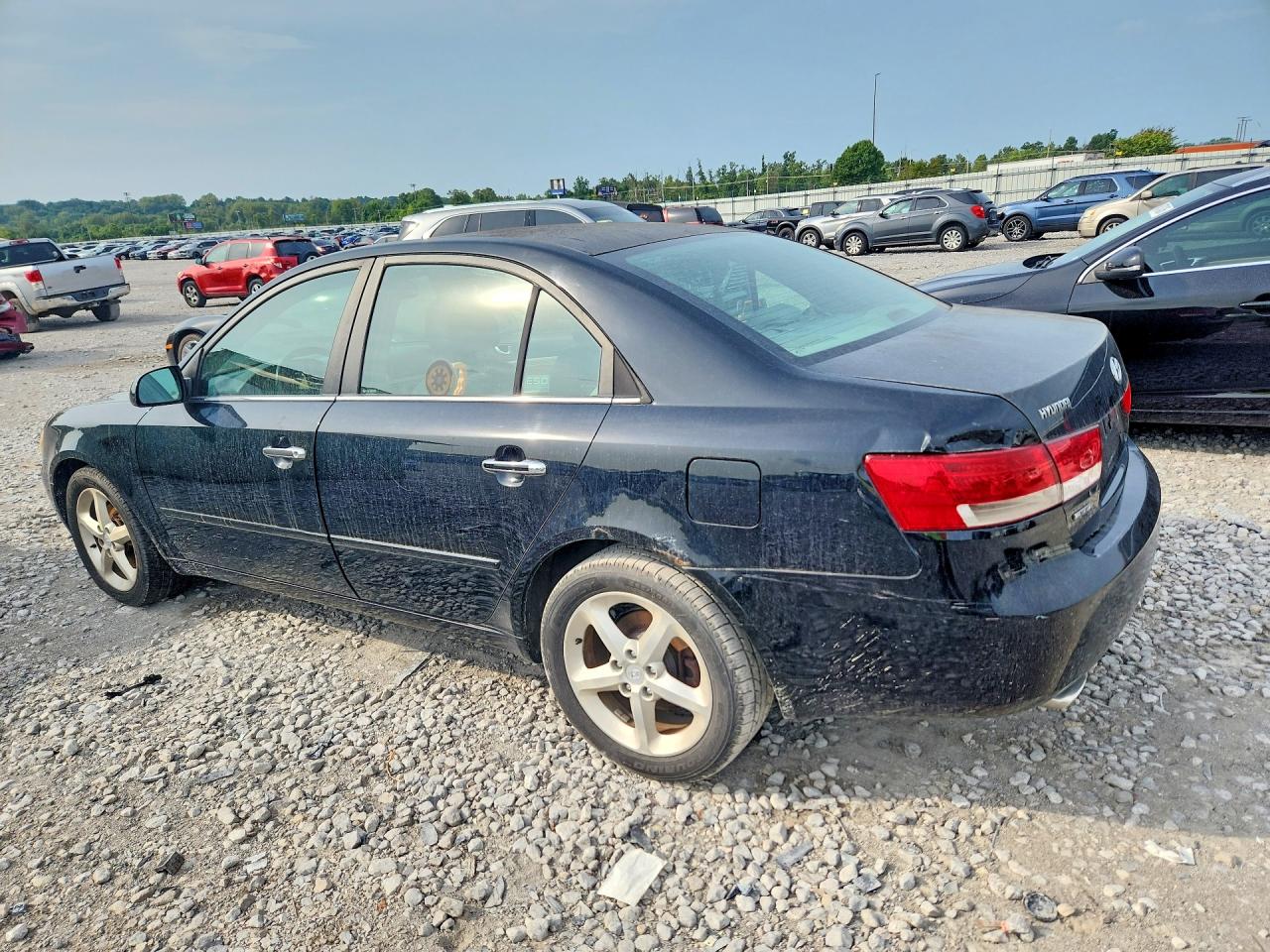 2007 Hyundai Sonata Black vin: 5NPEU46F97H178306