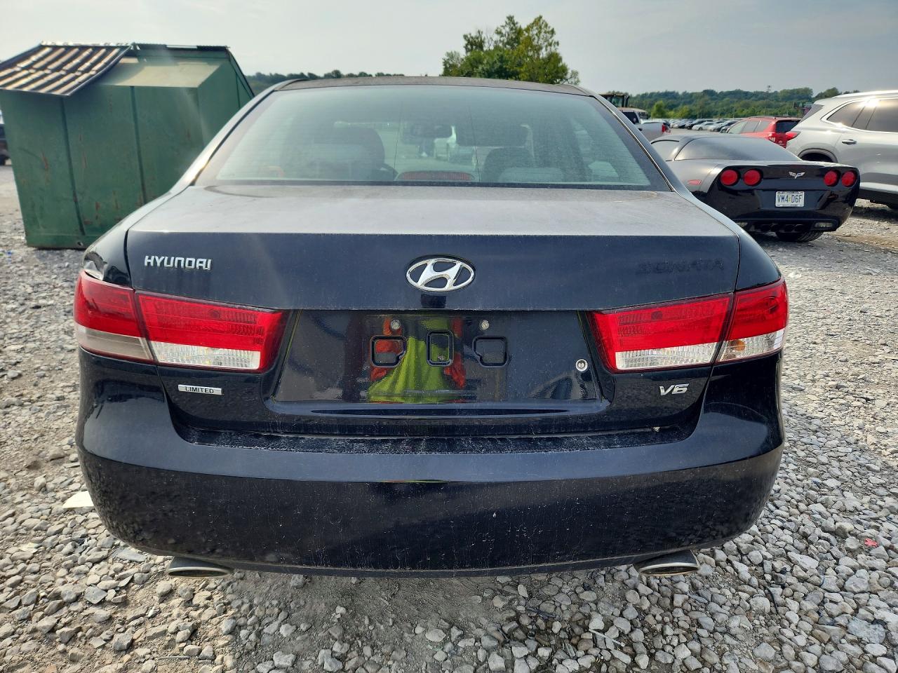 2007 Hyundai Sonata Black vin: 5NPEU46F97H178306