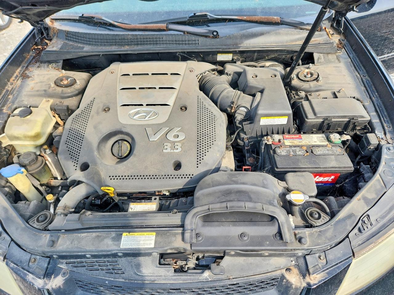 2007 Hyundai Sonata Black vin: 5NPEU46F97H178306