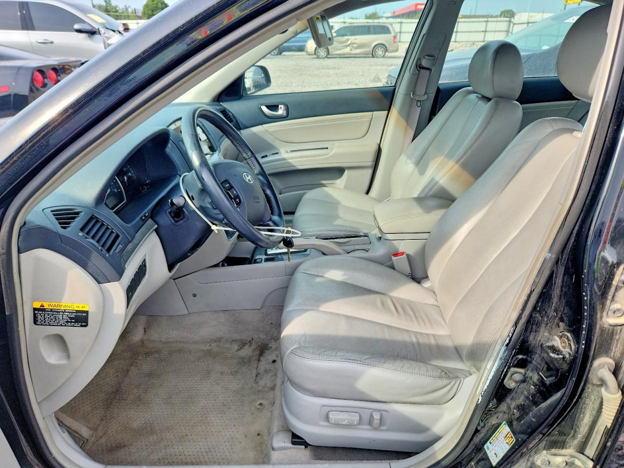 2007 Hyundai Sonata Black vin: 5NPEU46F97H178306