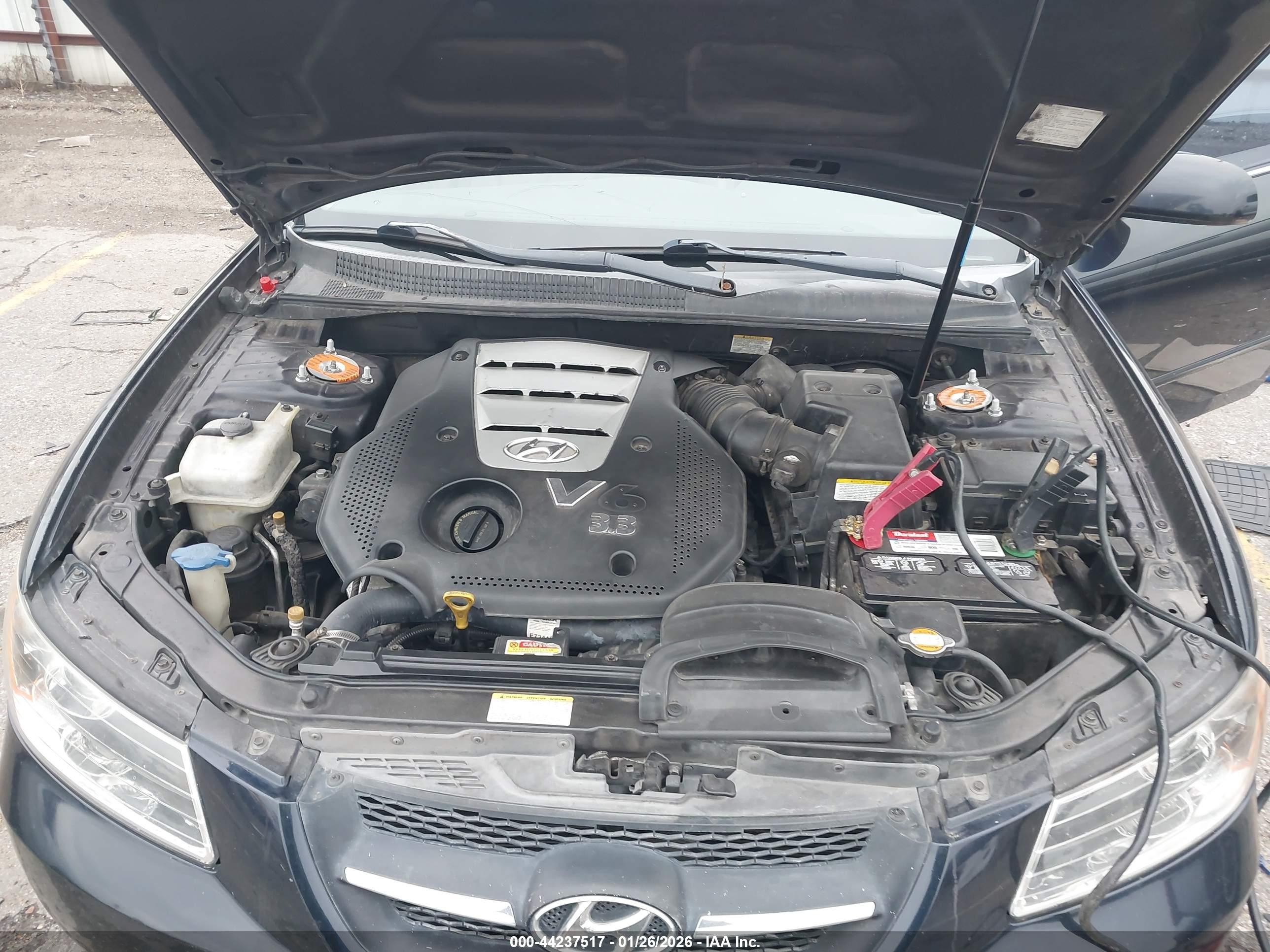 2007 Hyundai Sonata Limited/se V6 Синий vin: 5NPEU46F97H215466