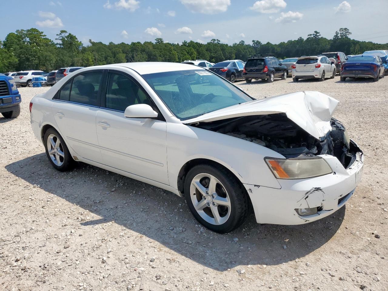 2007 Hyundai Sonata Se Белый vin: 5NPEU46F97H238973