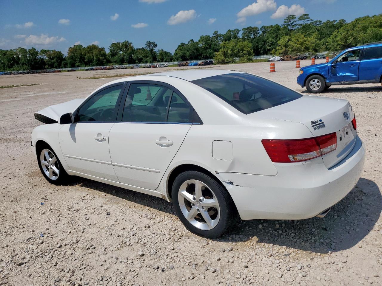 2007 Hyundai Sonata Se Белый vin: 5NPEU46F97H238973