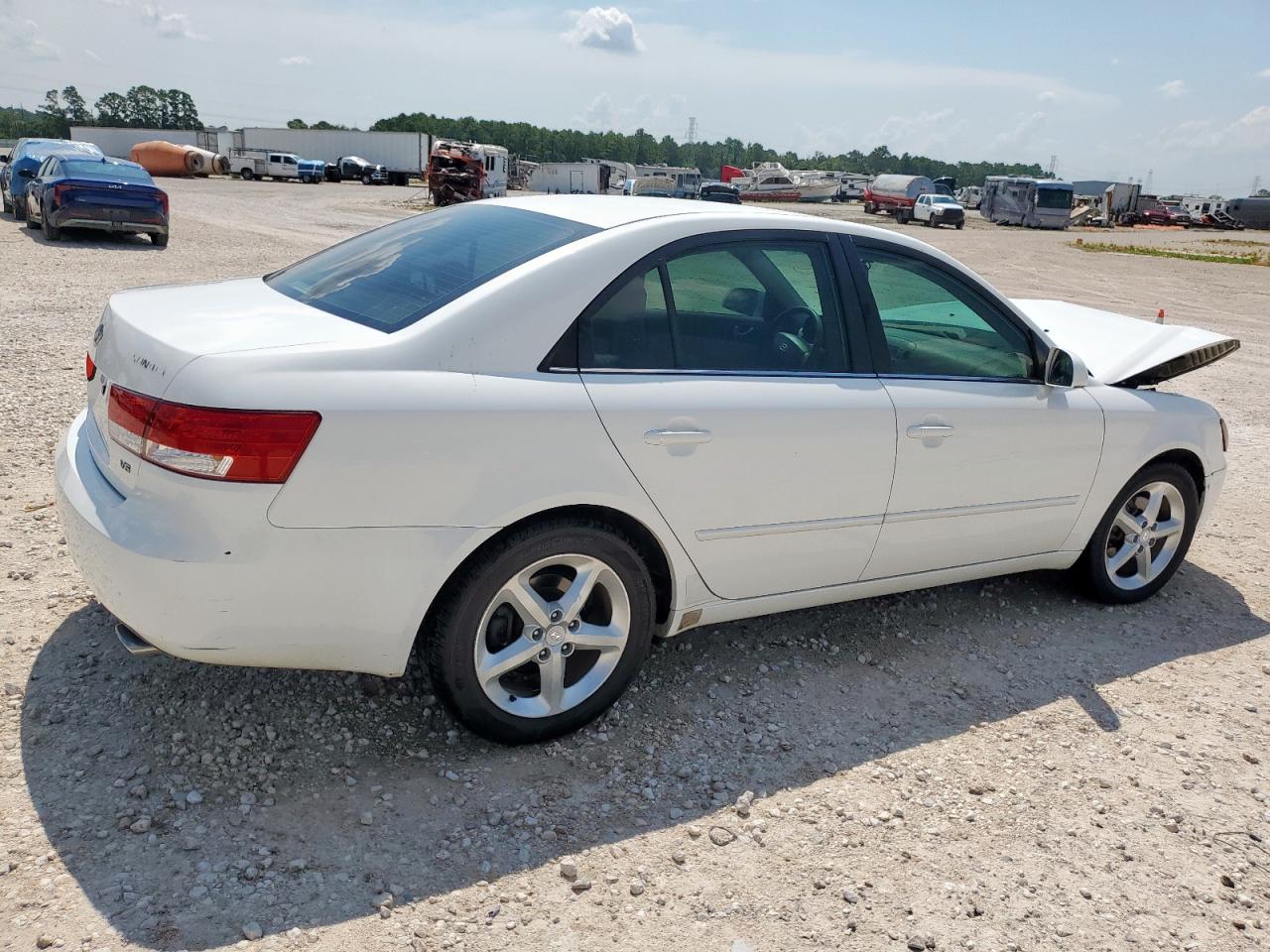 2007 Hyundai Sonata Se Белый vin: 5NPEU46F97H238973