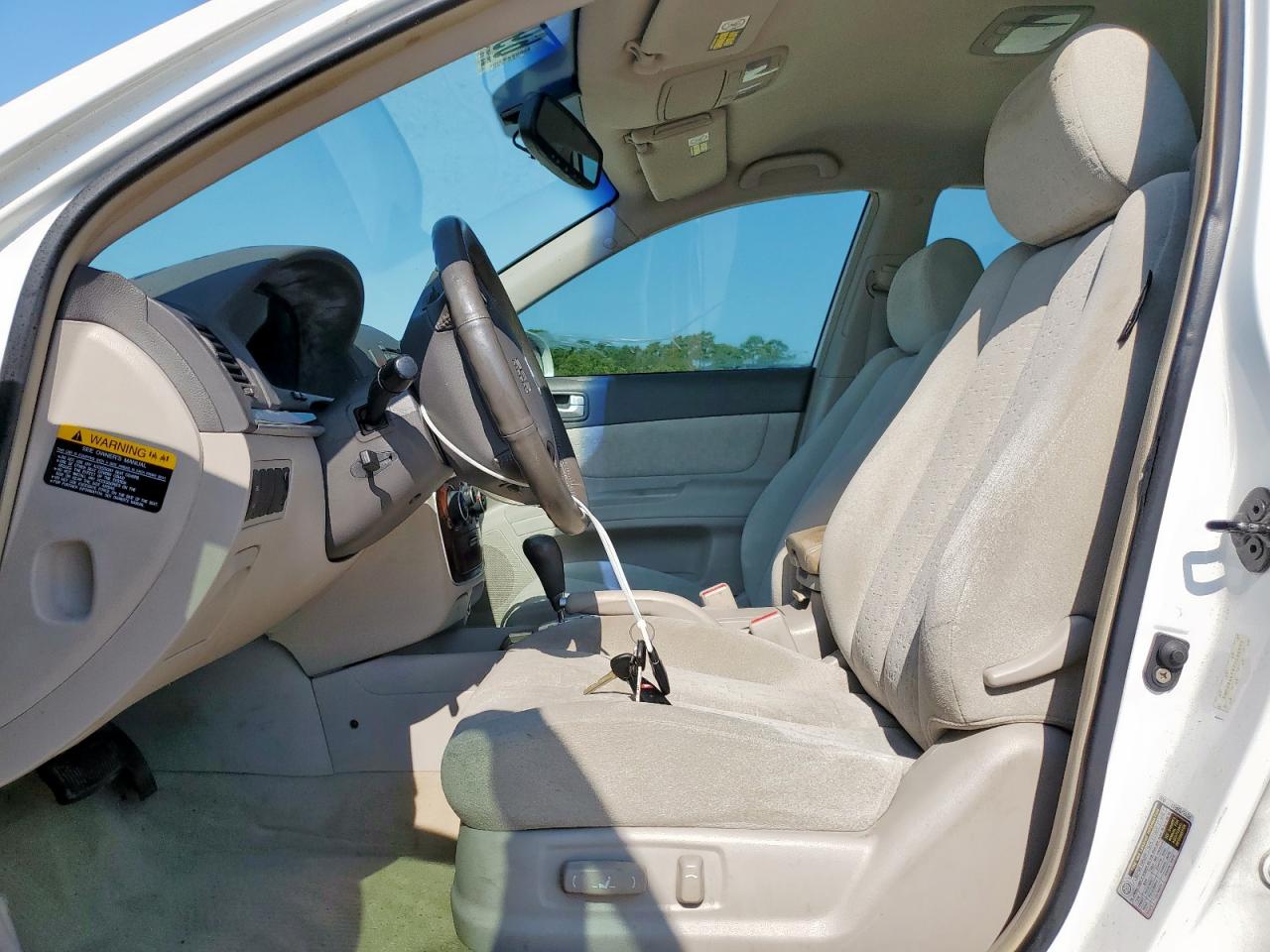 2007 Hyundai Sonata Se Белый vin: 5NPEU46F97H238973