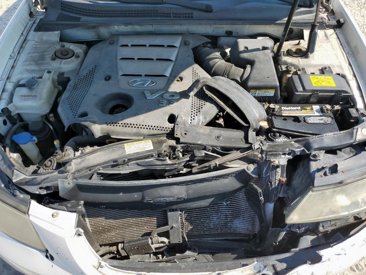 2007 Hyundai Sonata Se Белый vin: 5NPEU46F97H238973