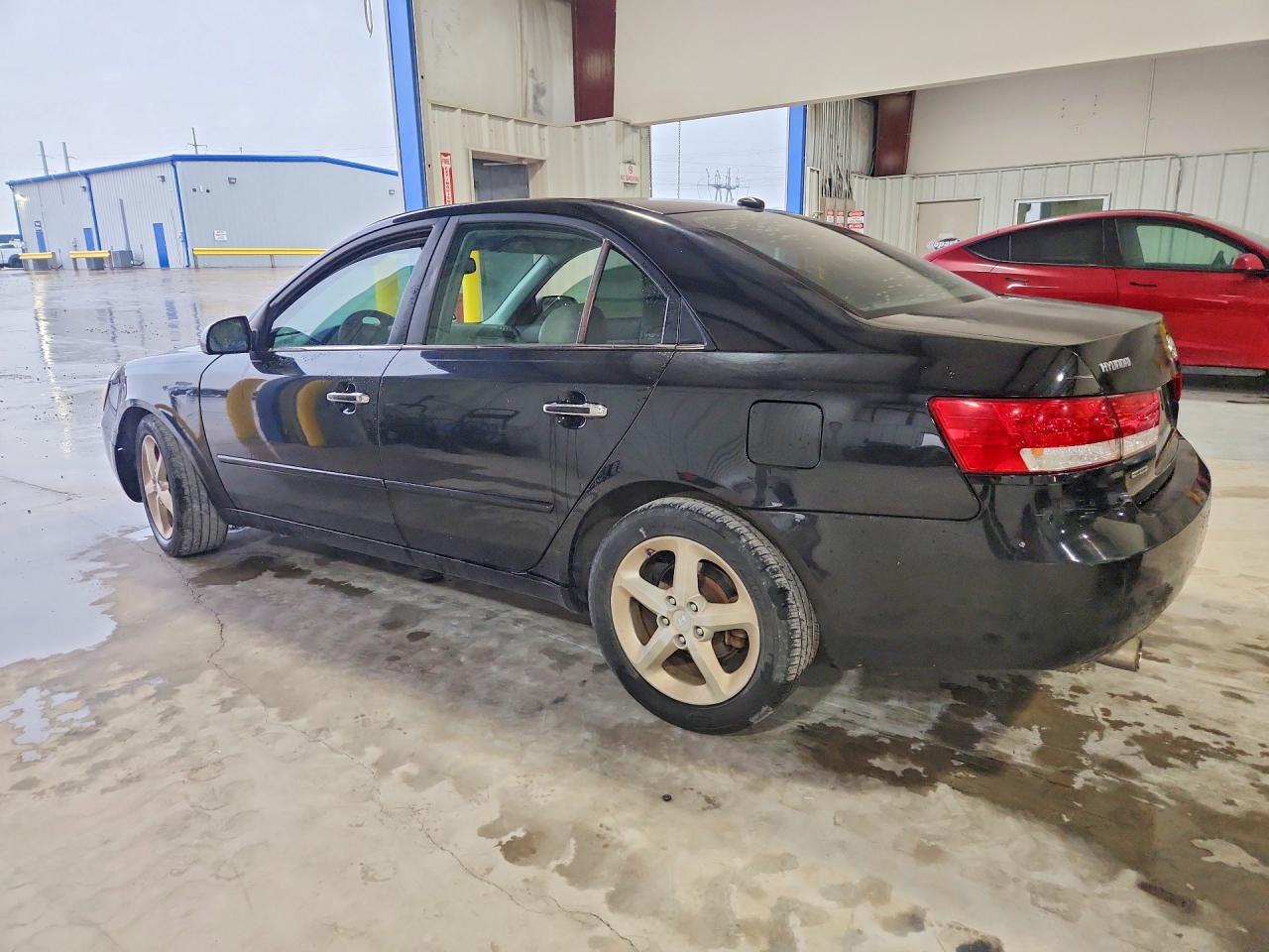 2007 Hyundai Sonata Se Black vin: 5NPEU46F97H243364
