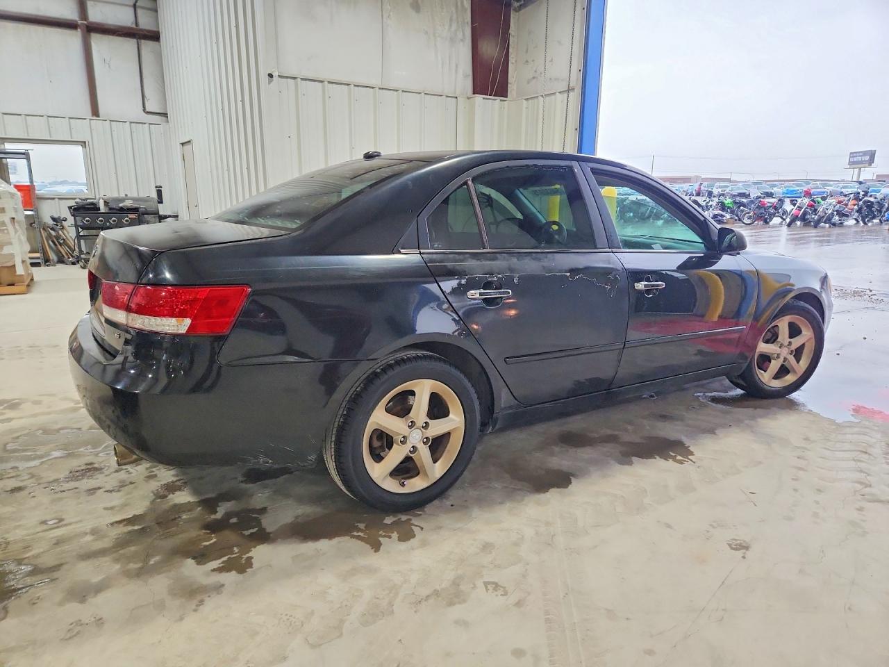 2007 Hyundai Sonata Se Black vin: 5NPEU46F97H243364