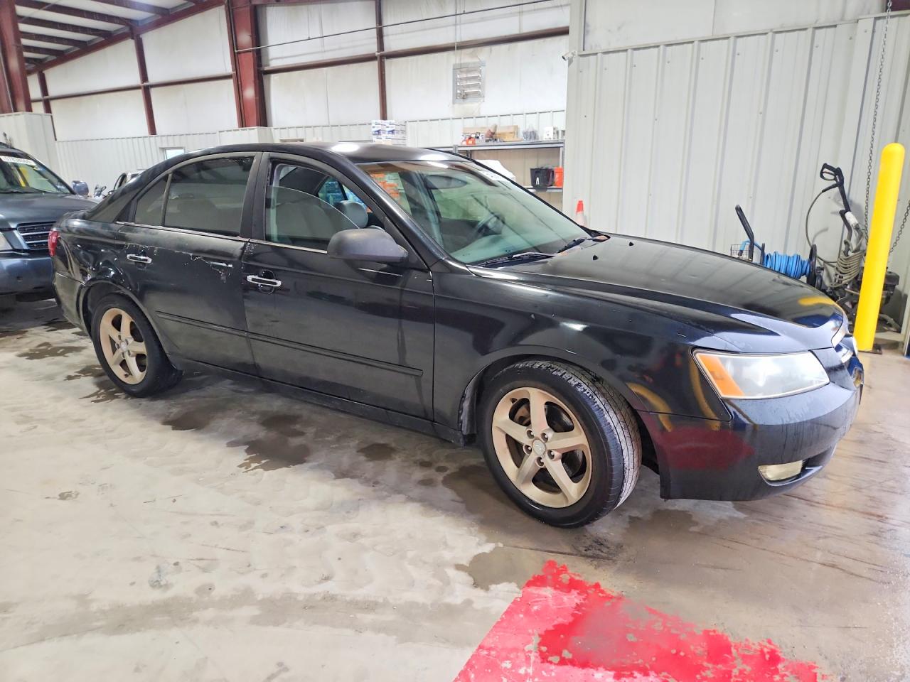 2007 Hyundai Sonata Se Black vin: 5NPEU46F97H243364