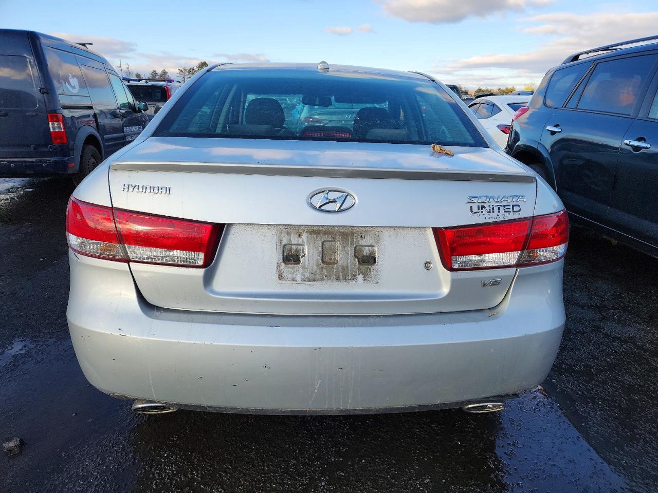 2008 Hyundai Sonata Se V6 Silver vin: 5NPEU46F98H340632