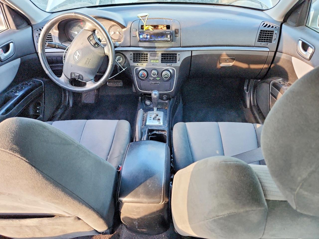 2008 Hyundai Sonata Se V6 Silver vin: 5NPEU46F98H340632