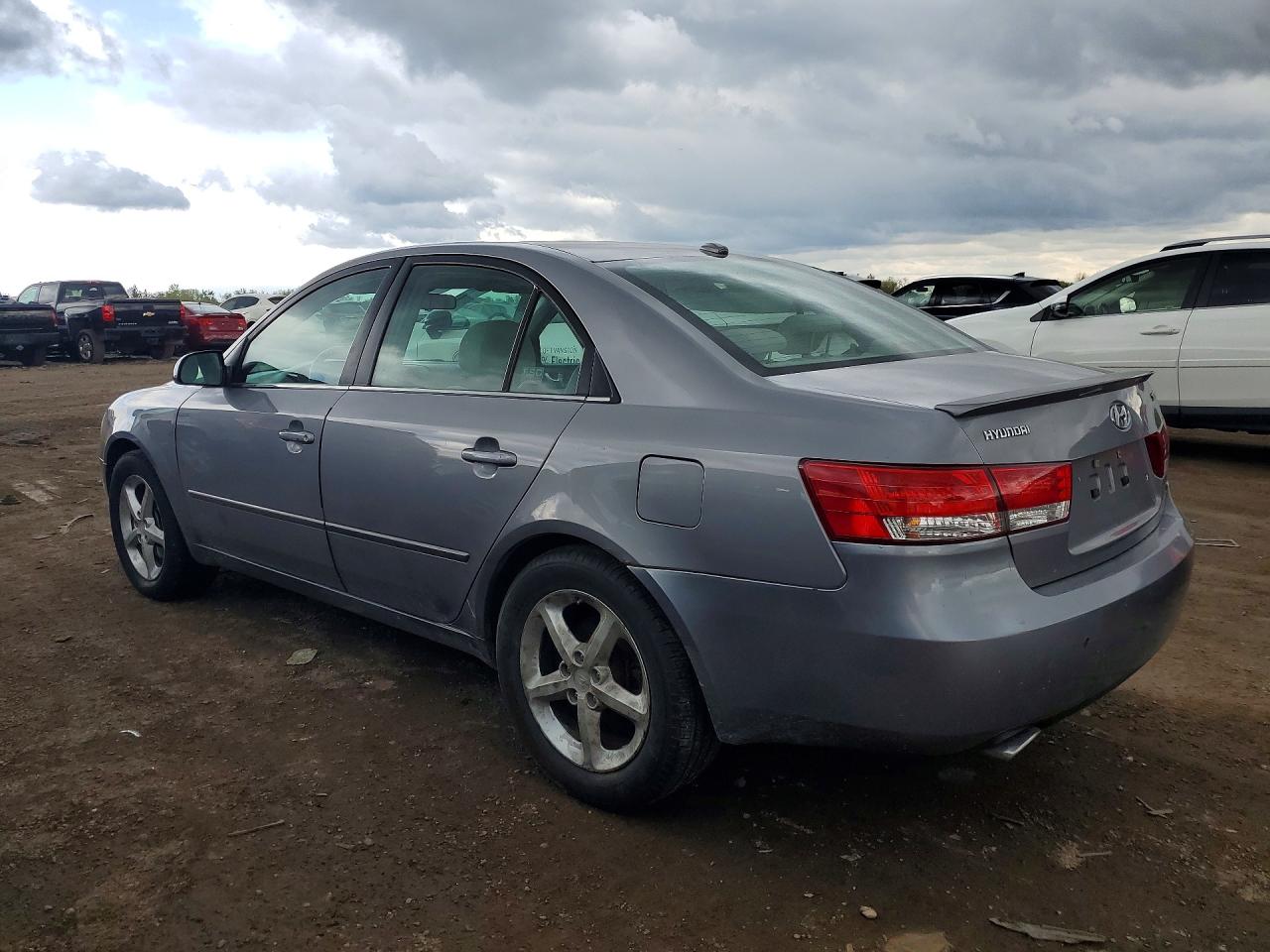 2008 Hyundai Sonata Gray vin: 5NPEU46F98H368463