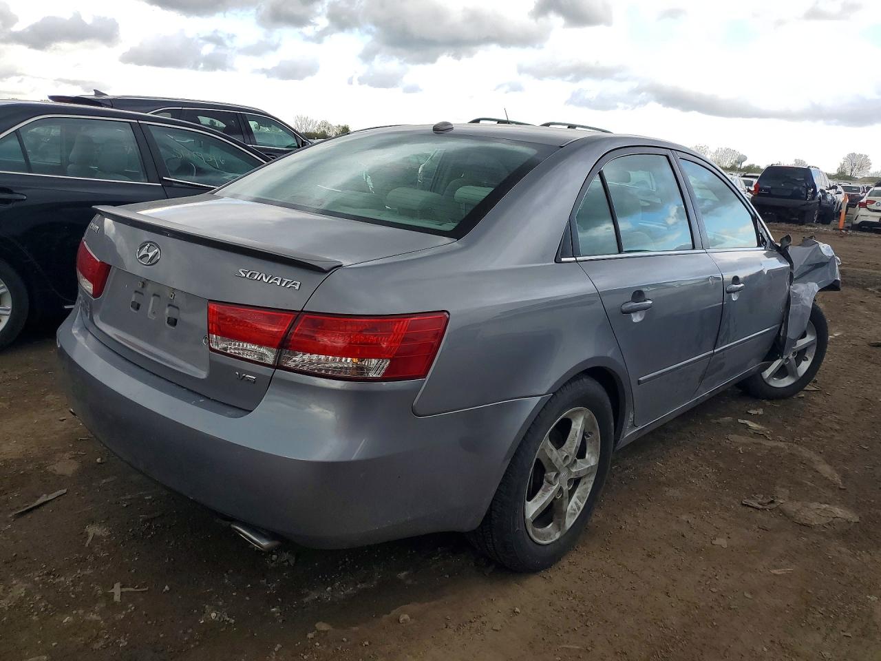 2008 Hyundai Sonata Gray vin: 5NPEU46F98H368463