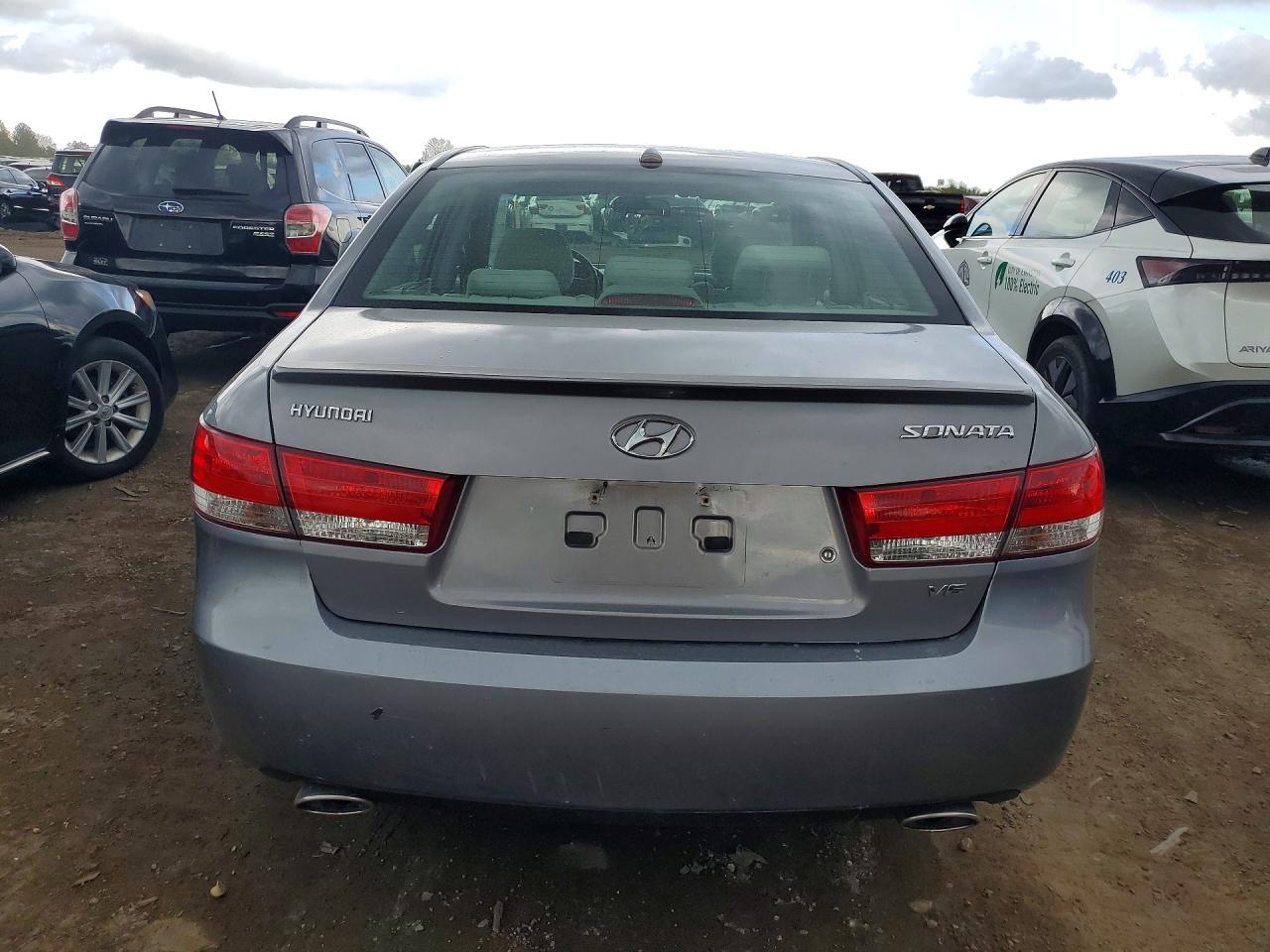 2008 Hyundai Sonata Gray vin: 5NPEU46F98H368463