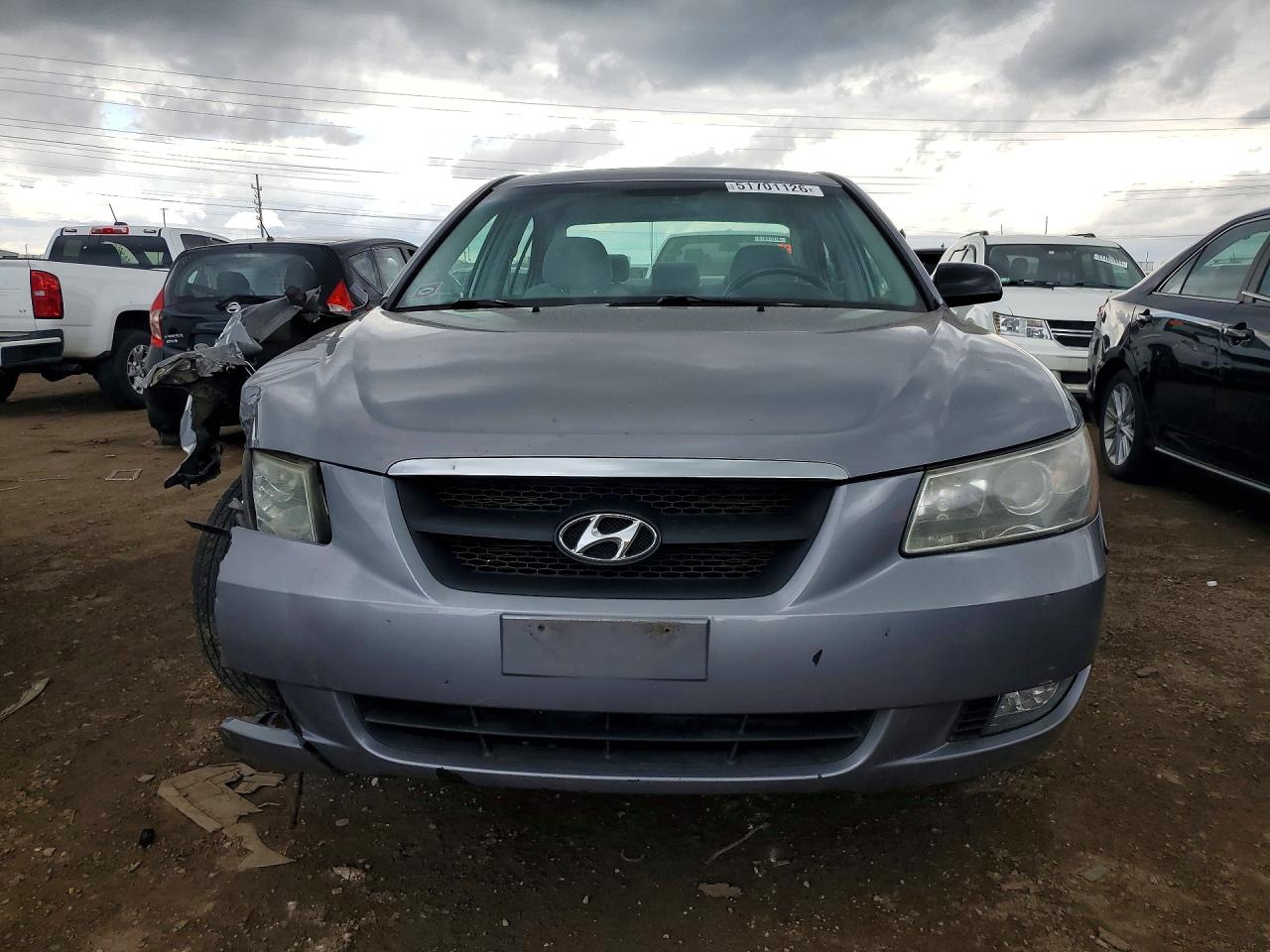 2008 Hyundai Sonata Gray vin: 5NPEU46F98H368463