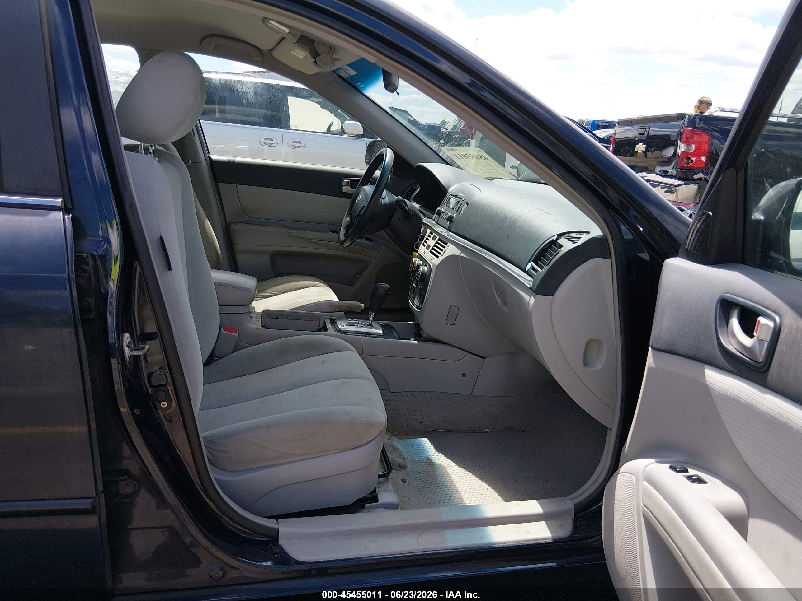 2008 Hyundai Sonata Limited V6/se V6 Navy vin: 5NPEU46F98H375932