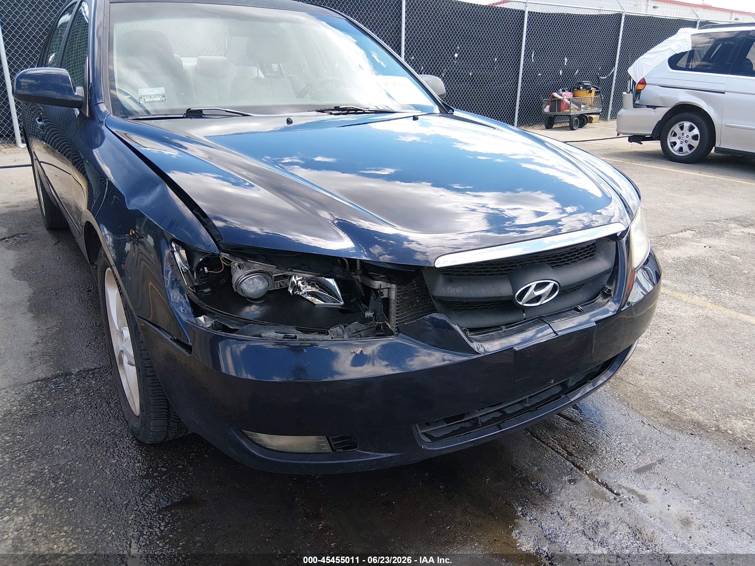 2008 Hyundai Sonata Limited V6/se V6 Navy vin: 5NPEU46F98H375932