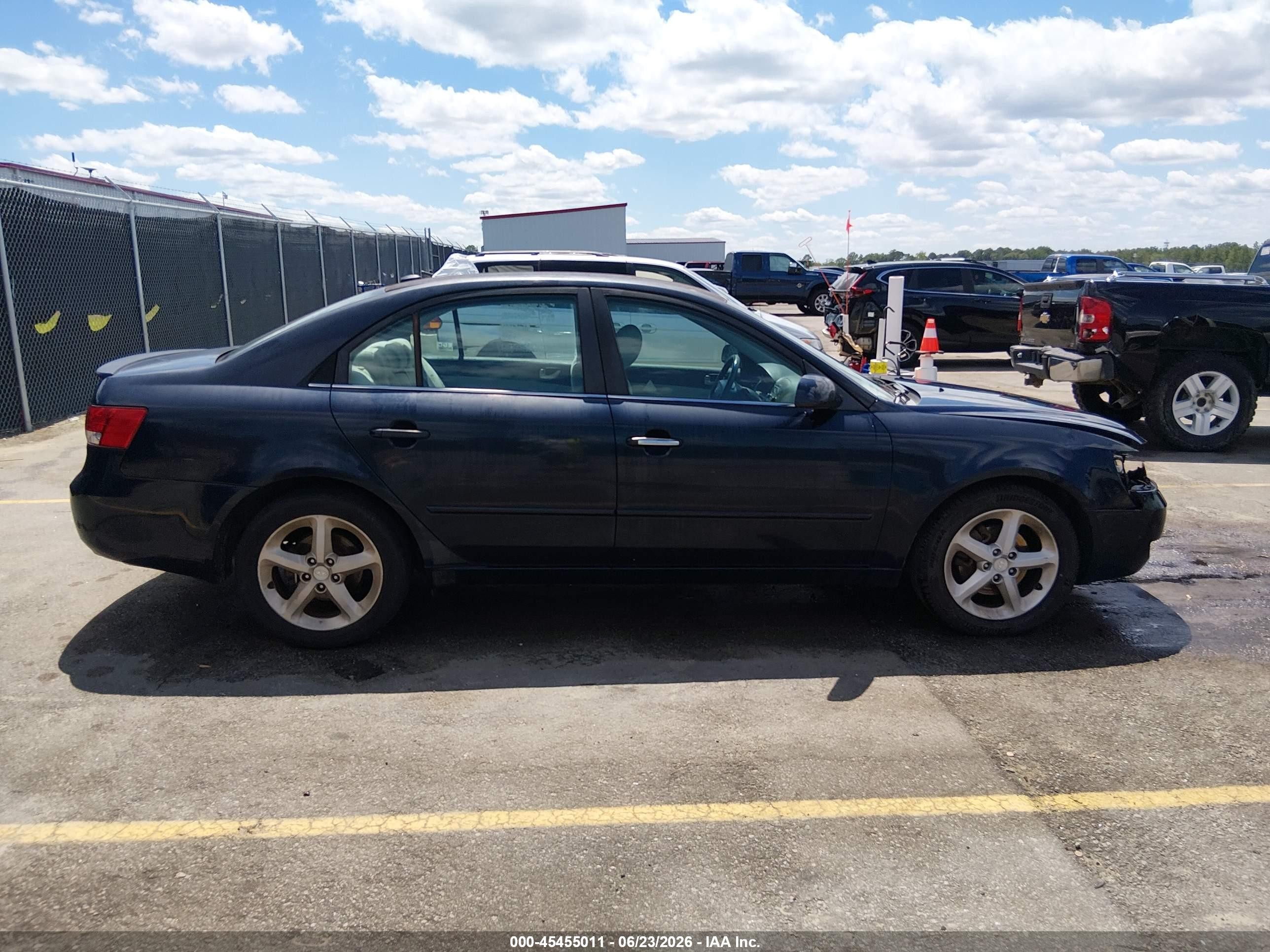 2008 Hyundai Sonata Limited V6/se V6 Navy vin: 5NPEU46F98H375932