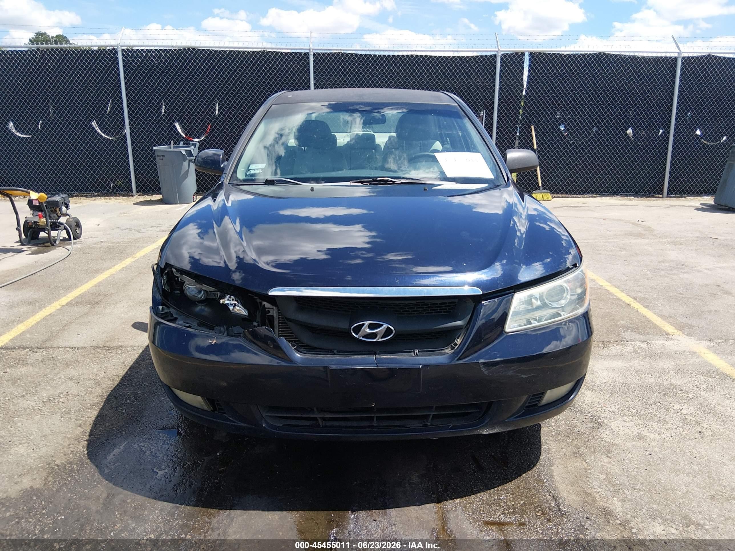2008 Hyundai Sonata Limited V6/se V6 Navy vin: 5NPEU46F98H375932