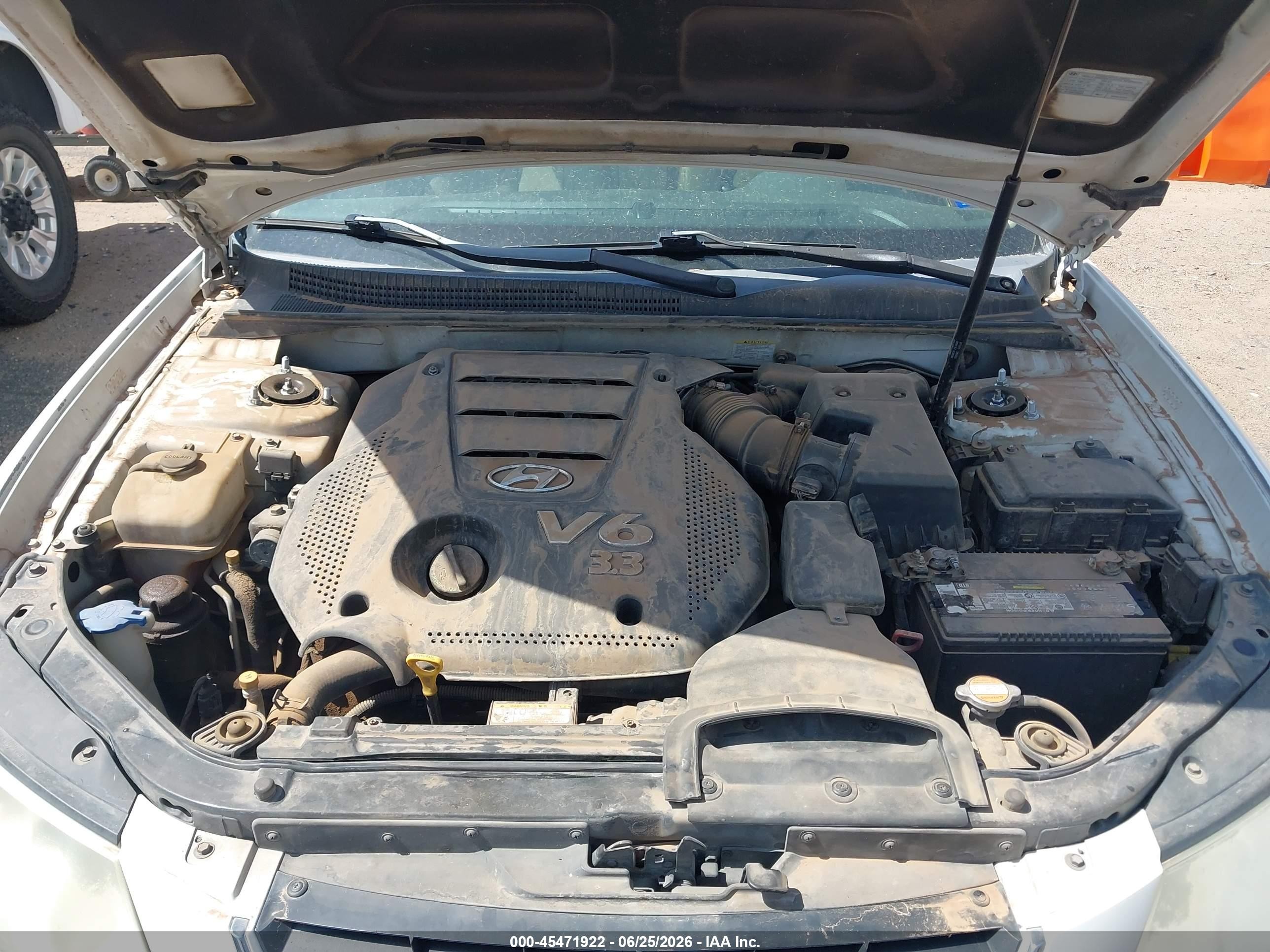 2009 Hyundai Sonata Limited V6 Белый vin: 5NPEU46F99H427111