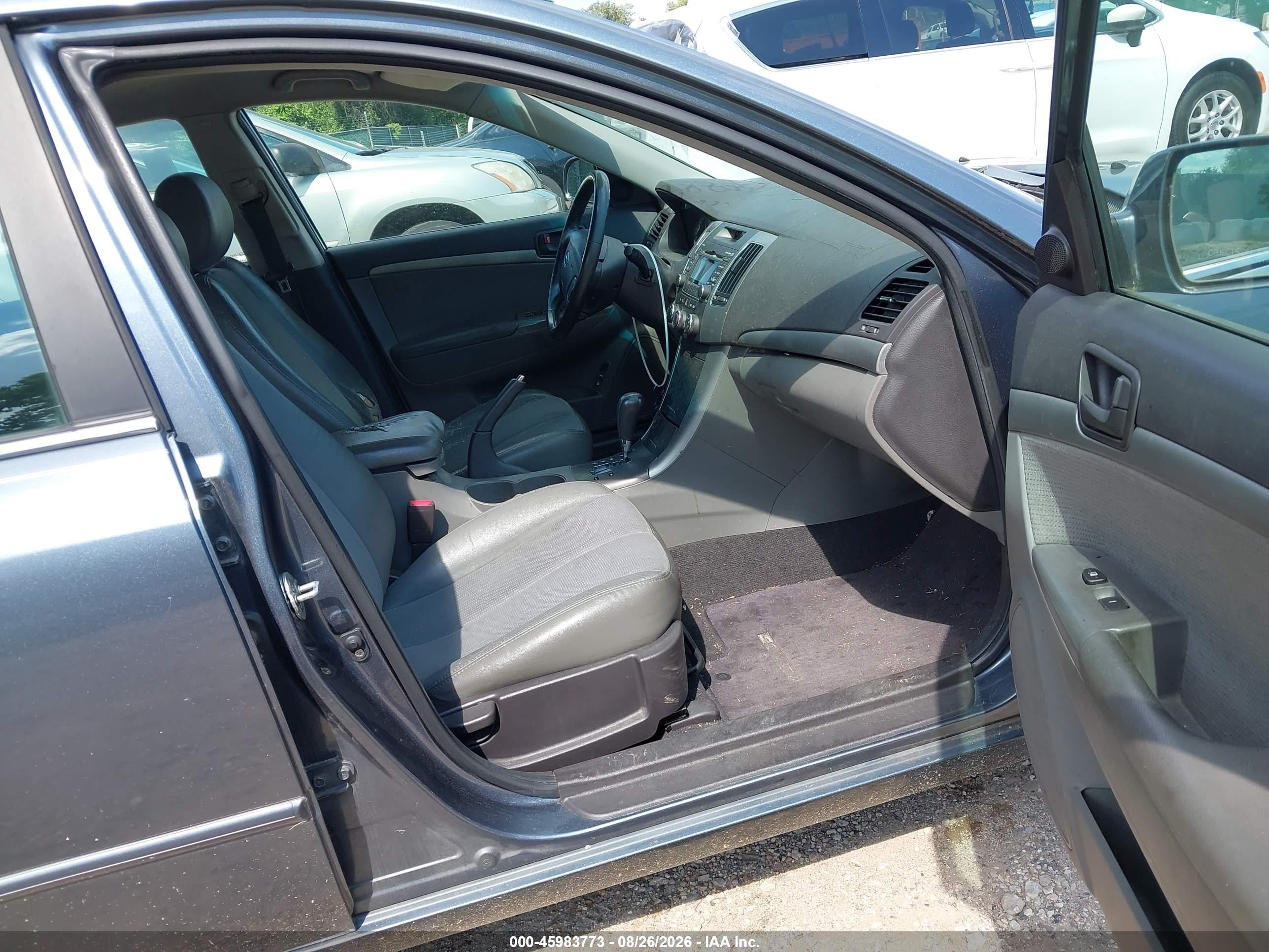 2009 Hyundai Sonata Se V6 Серый vin: 5NPEU46F99H502163
