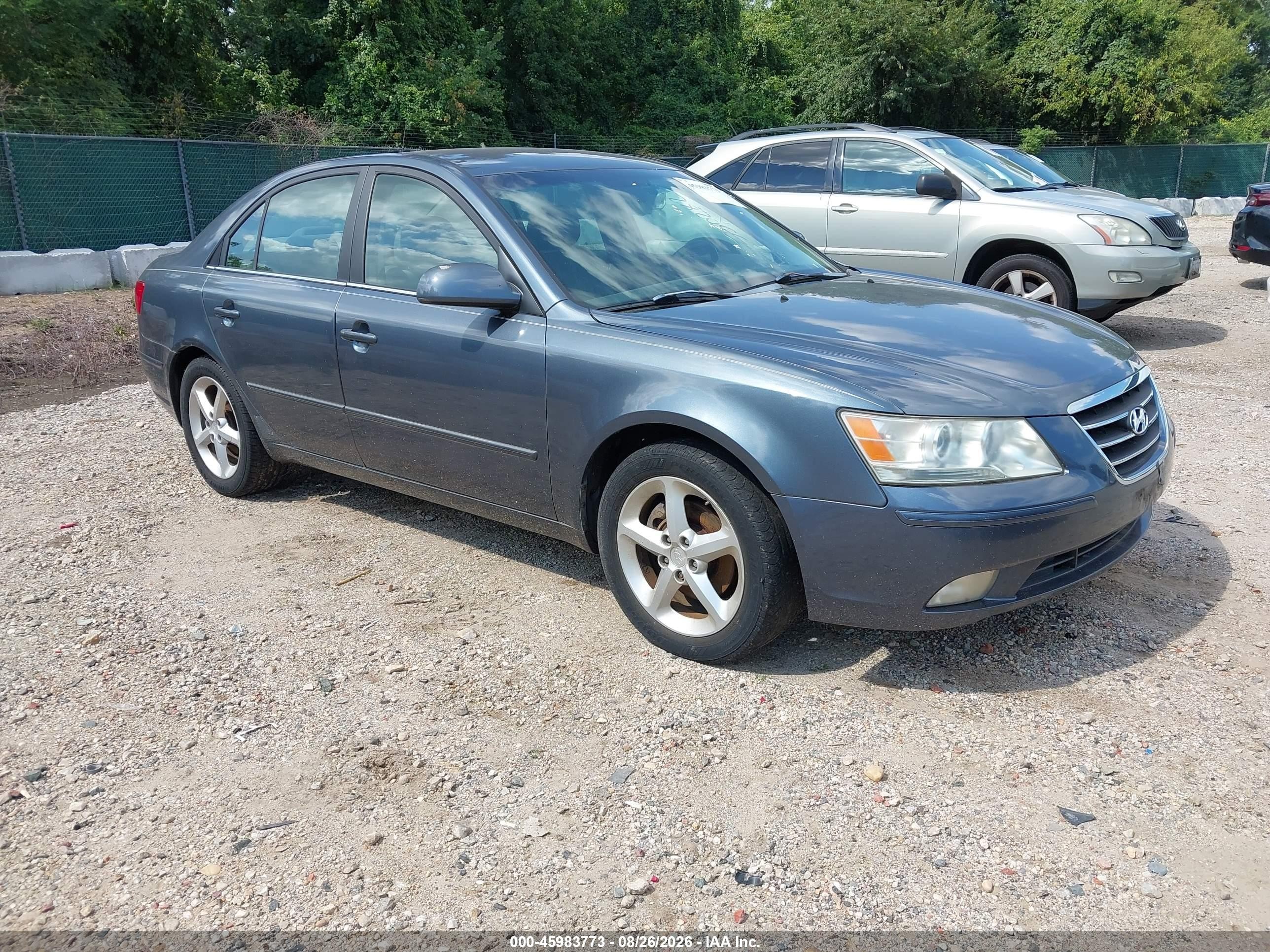 2009 Hyundai Sonata Se V6 Gray vin: 5NPEU46F99H502163