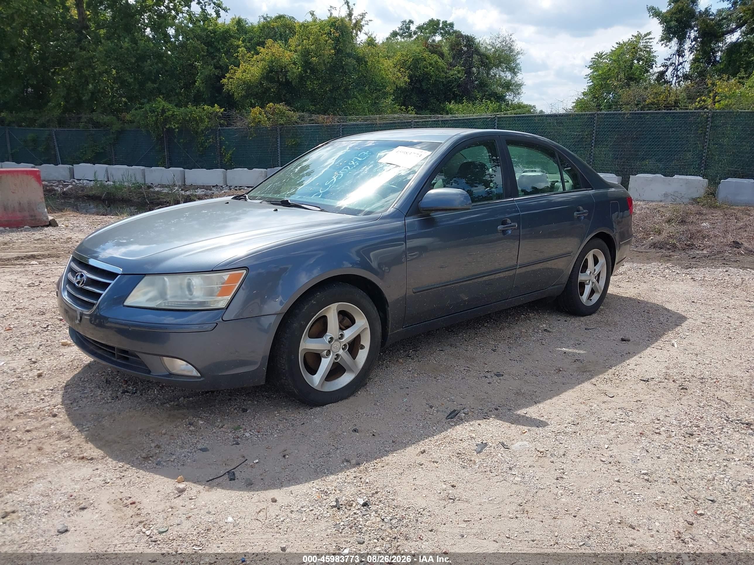 2009 Hyundai Sonata Se V6 Серый vin: 5NPEU46F99H502163