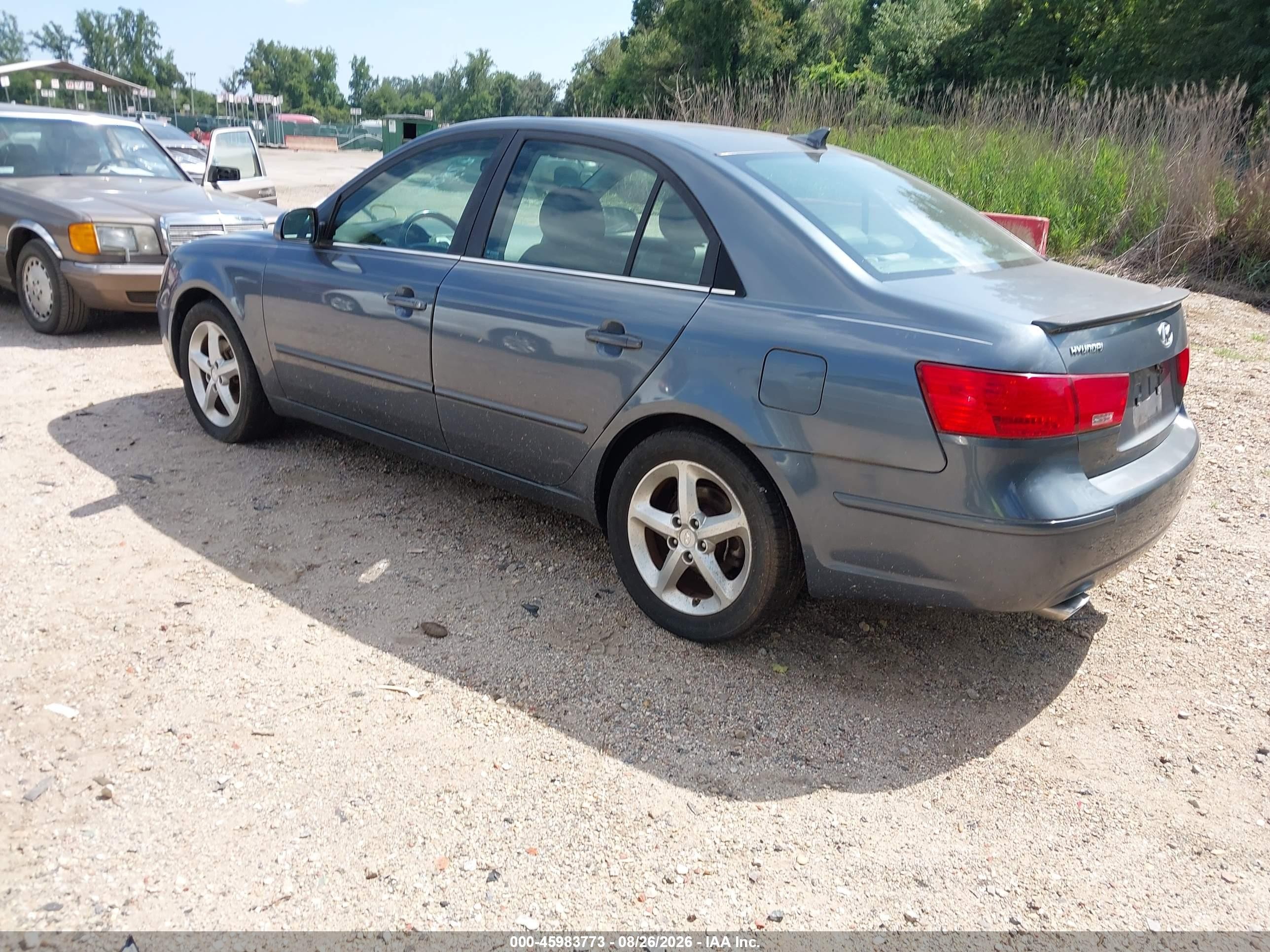 2009 Hyundai Sonata Se V6 Серый vin: 5NPEU46F99H502163