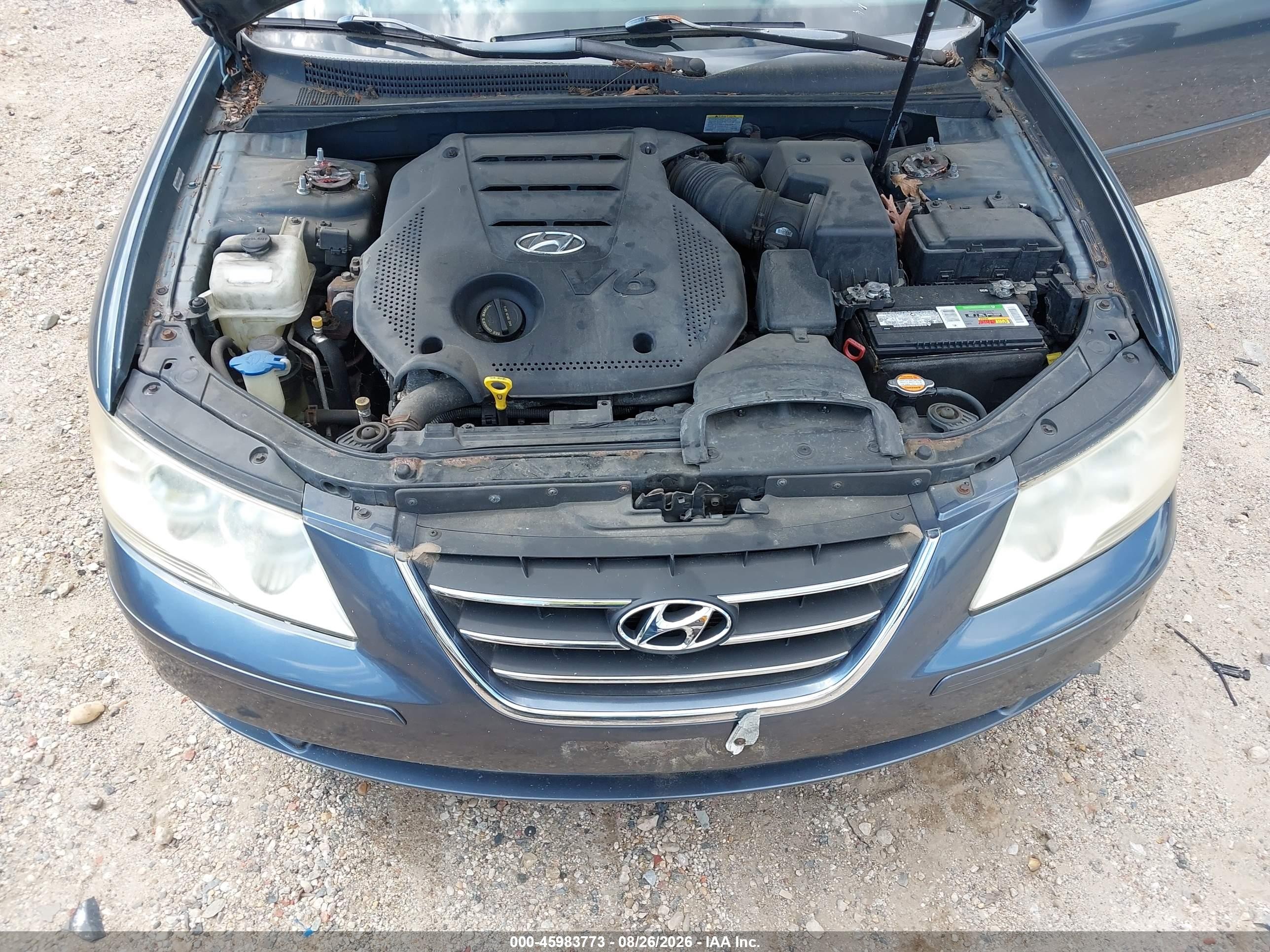 2009 Hyundai Sonata Se V6 Серый vin: 5NPEU46F99H502163